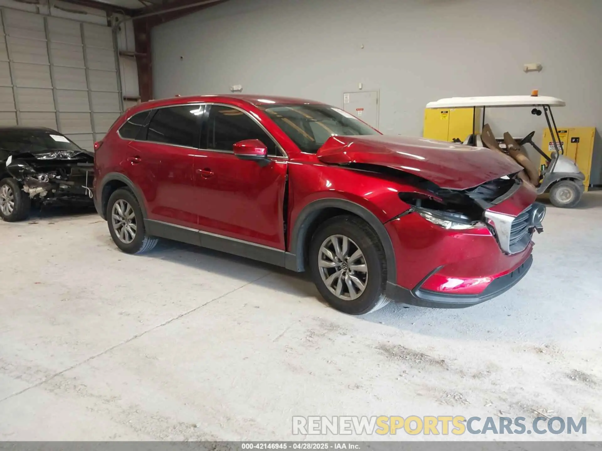 1 Photograph of a damaged car JM3TCACY1K0331904 MAZDA CX-9 2019