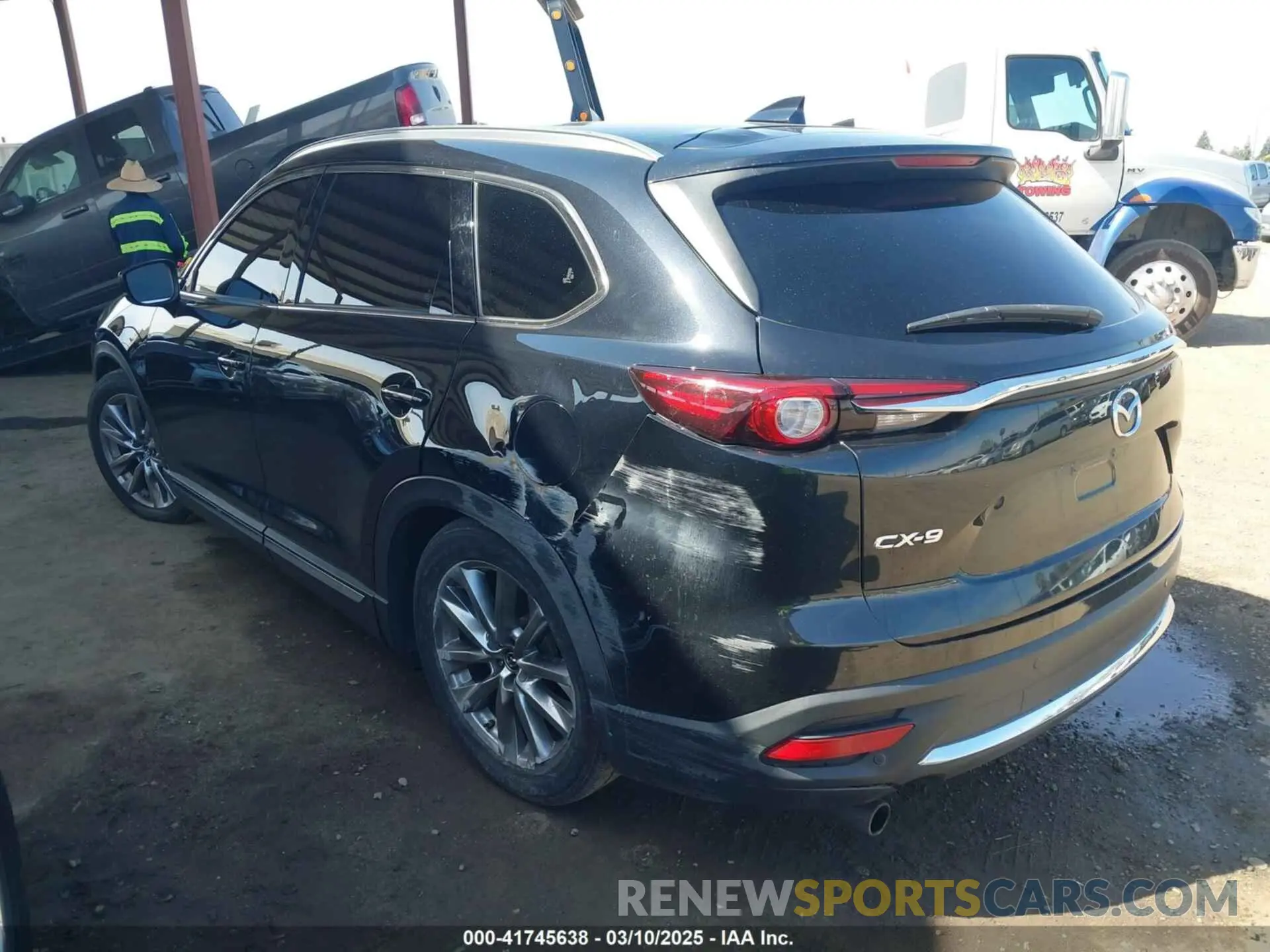 3 Фотография поврежденного автомобиля JM3TCADY4K0326730 MAZDA CX-9 2019