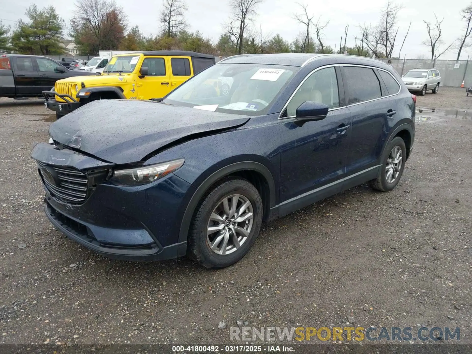 2 Photograph of a damaged car JM3TCBCY4K0329506 MAZDA CX-9 2019