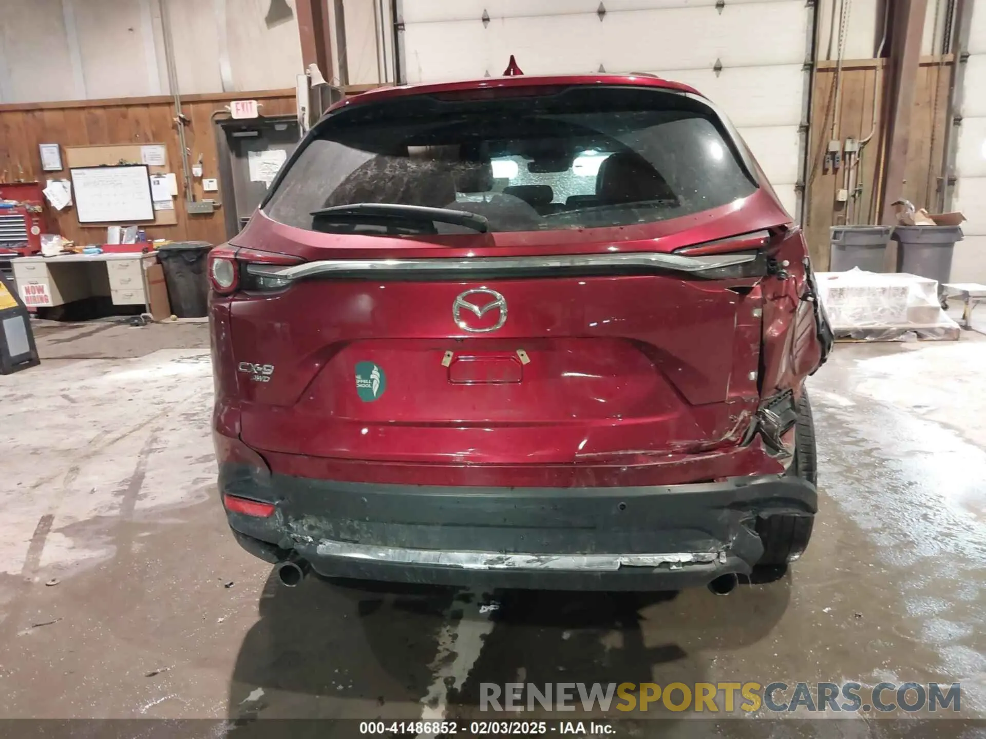 17 Photograph of a damaged car JM3TCBDY9K0323098 MAZDA CX-9 2019