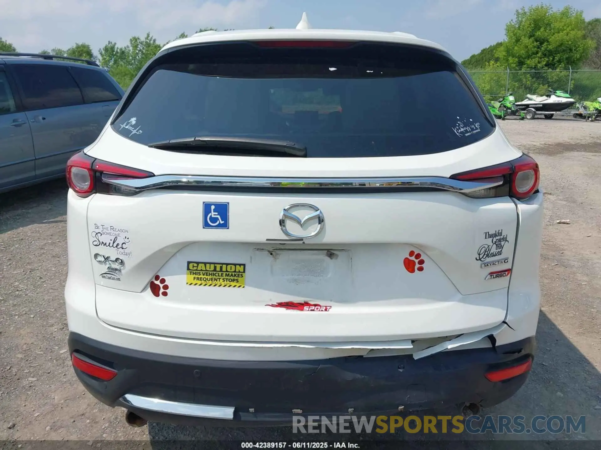 16 Photograph of a damaged car JM3TCBDY3L0410674 MAZDA CX-9 2020