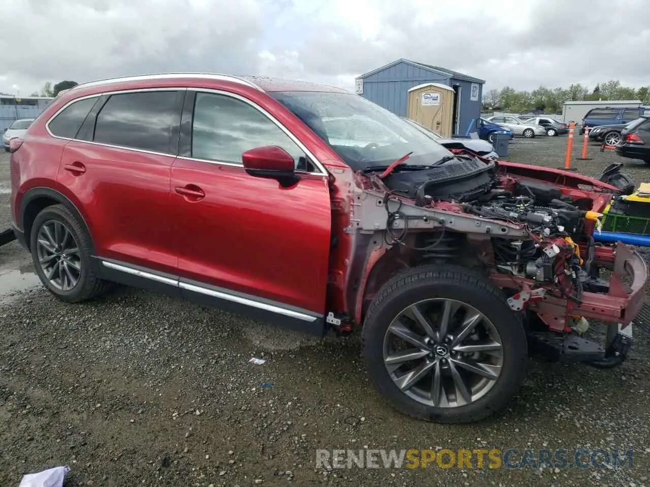 4 Фотография поврежденного автомобиля JM3TCBEY4L0407328 MAZDA CX-9 2020