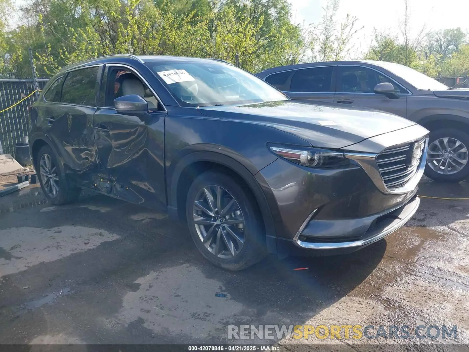 1 Photograph of a damaged car JM3TCBEYXL0402053 MAZDA CX-9 2020