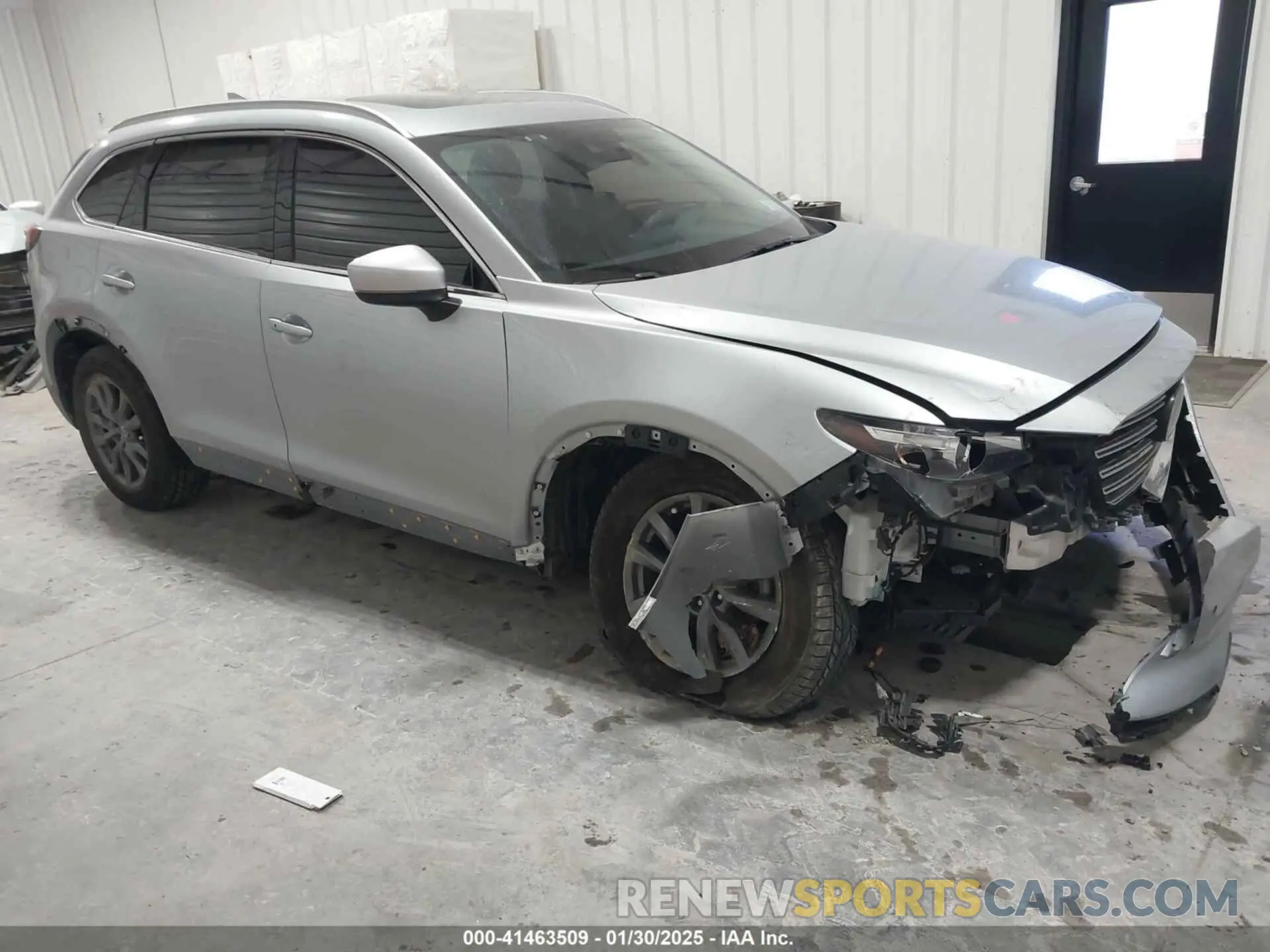 1 Photograph of a damaged car JM3TCBCY4M0518966 MAZDA CX-9 2021