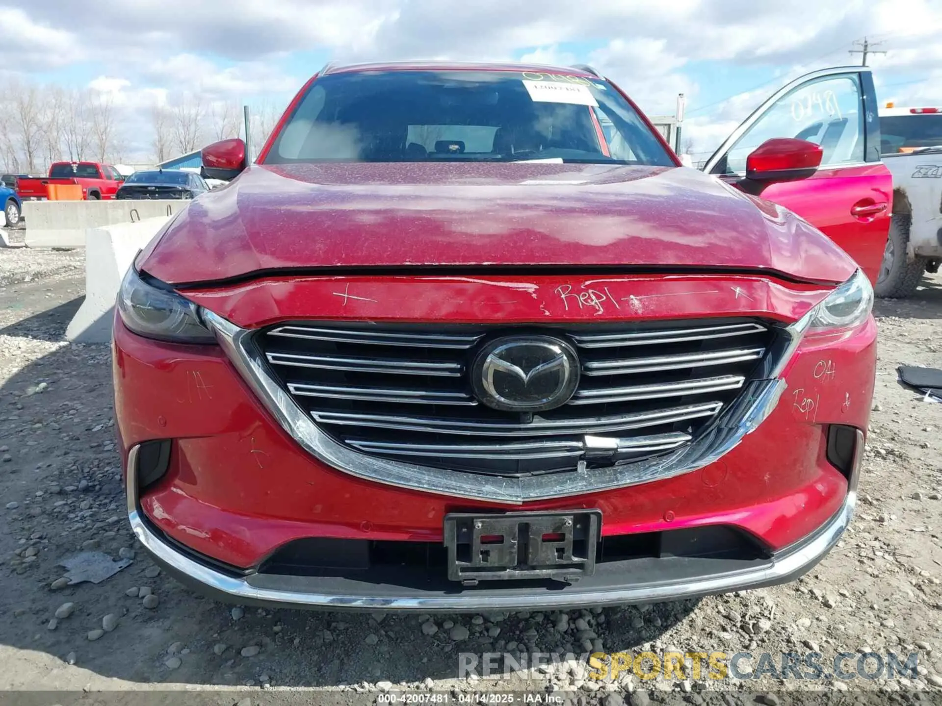 12 Фотография поврежденного автомобиля JM3TCBDY0M0516890 MAZDA CX-9 2021