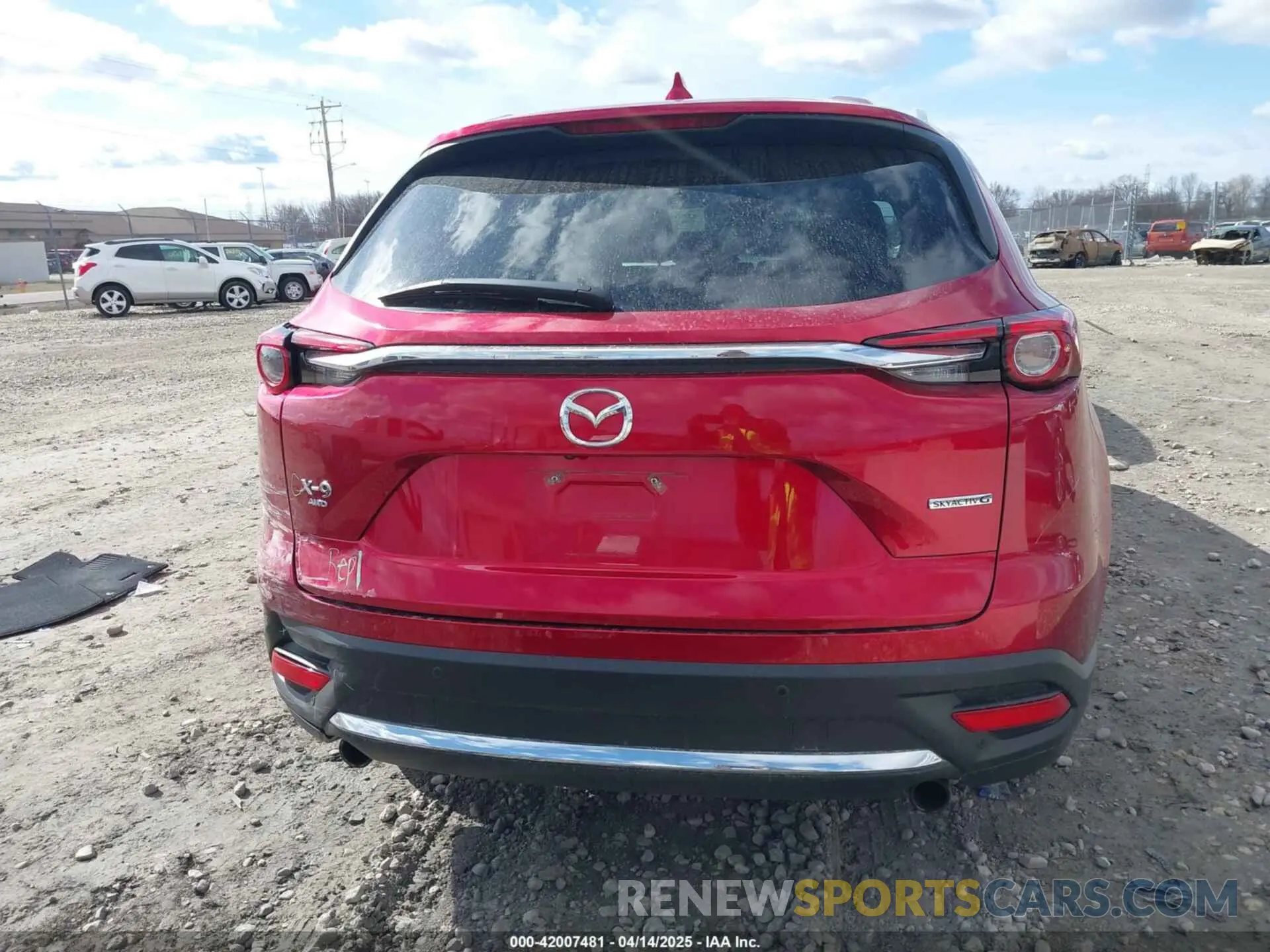 16 Фотография поврежденного автомобиля JM3TCBDY0M0516890 MAZDA CX-9 2021