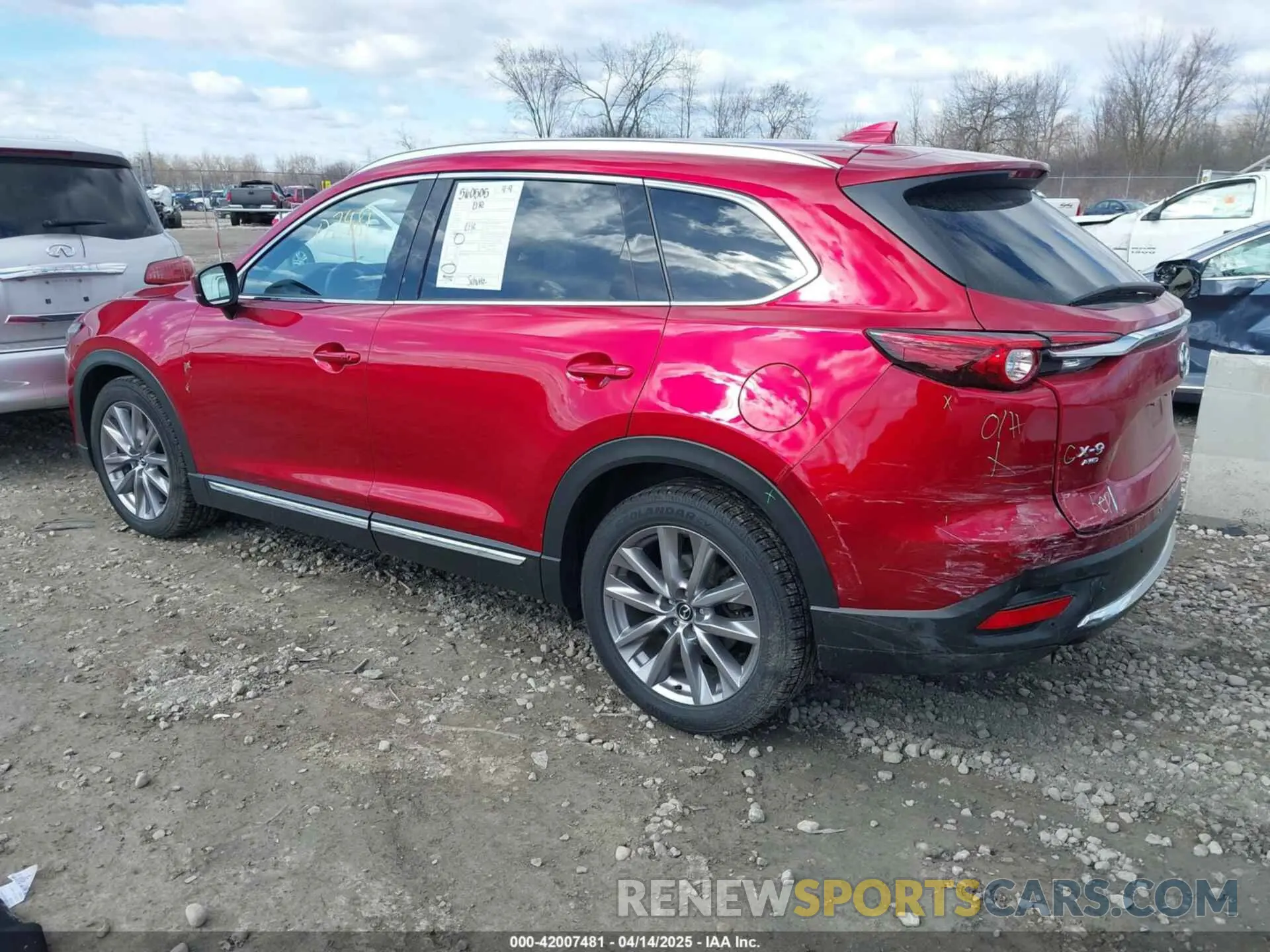 3 Фотография поврежденного автомобиля JM3TCBDY0M0516890 MAZDA CX-9 2021