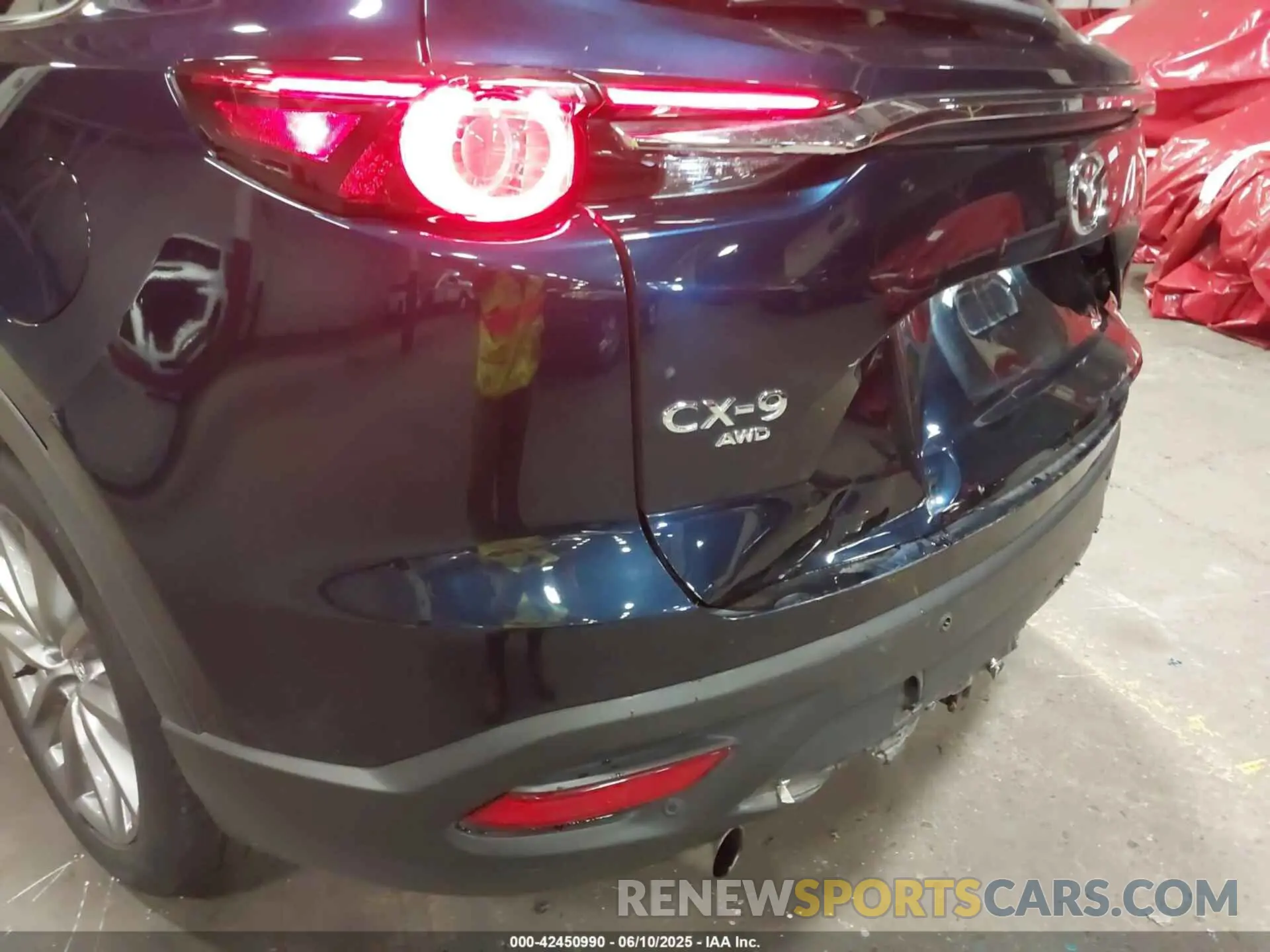 6 Photograph of a damaged car JM3TCBDY2M0532962 MAZDA CX-9 2021