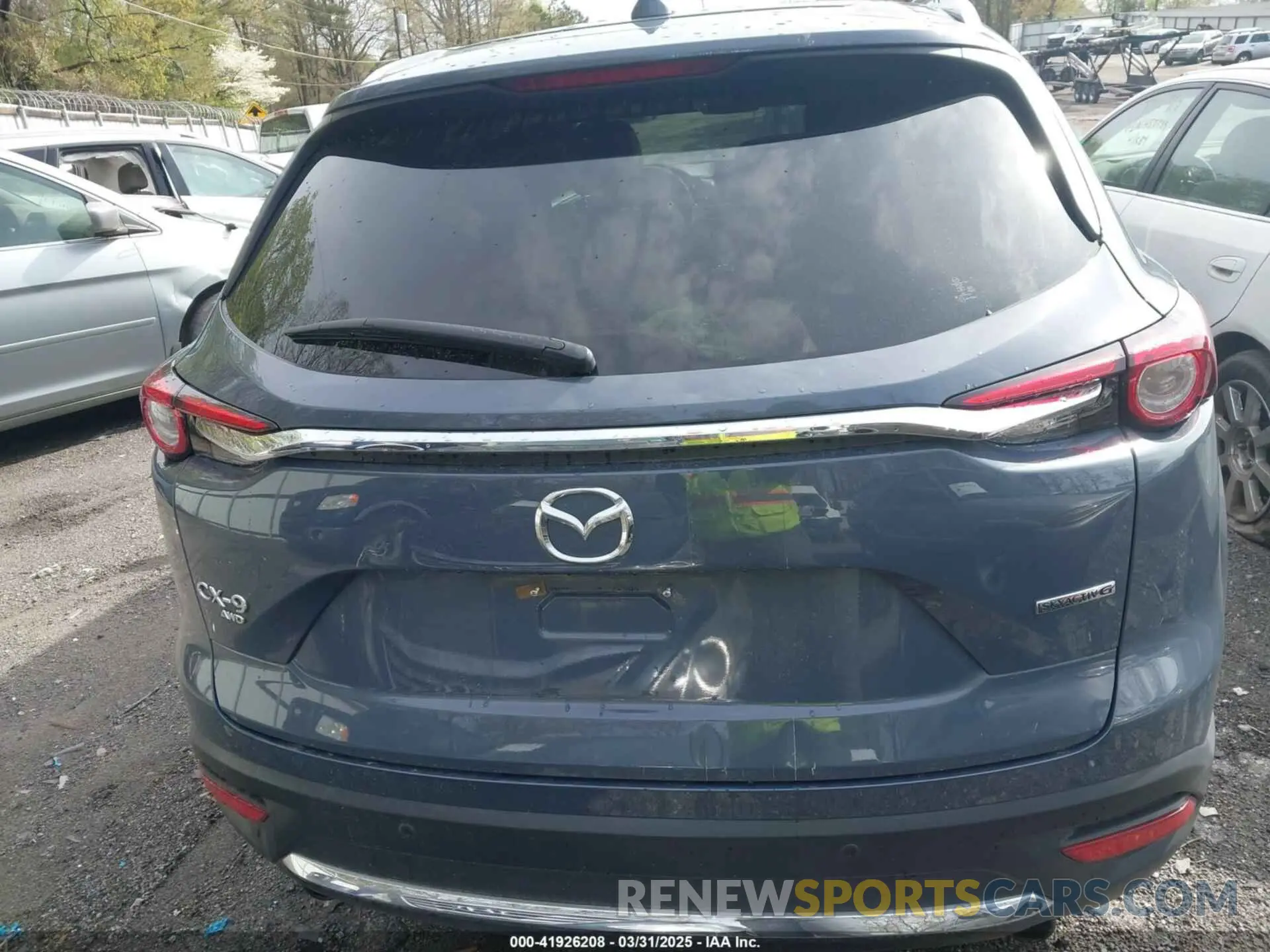 15 Photograph of a damaged car JM3TCBDY3M0504166 MAZDA CX-9 2021