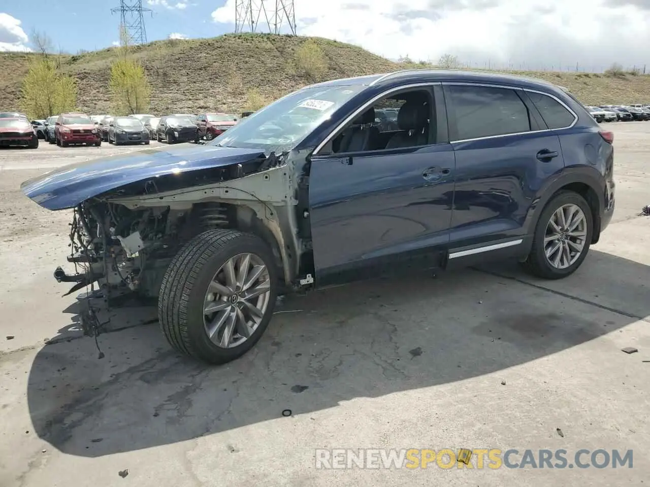 1 Фотография поврежденного автомобиля JM3TCBDY6M0512276 MAZDA CX-9 2021