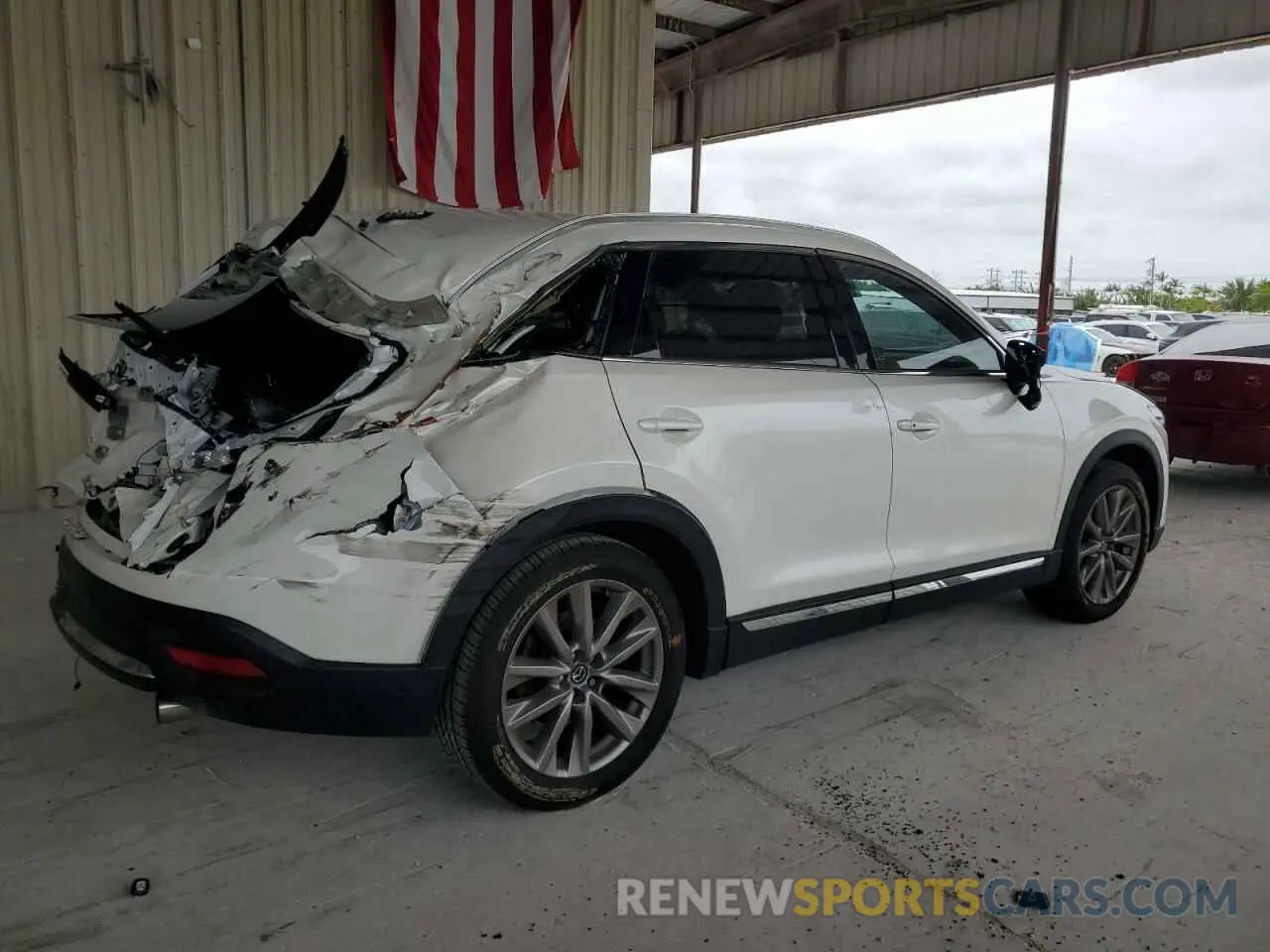 3 Фотография поврежденного автомобиля JM3TCBDY7M0506292 MAZDA CX-9 2021