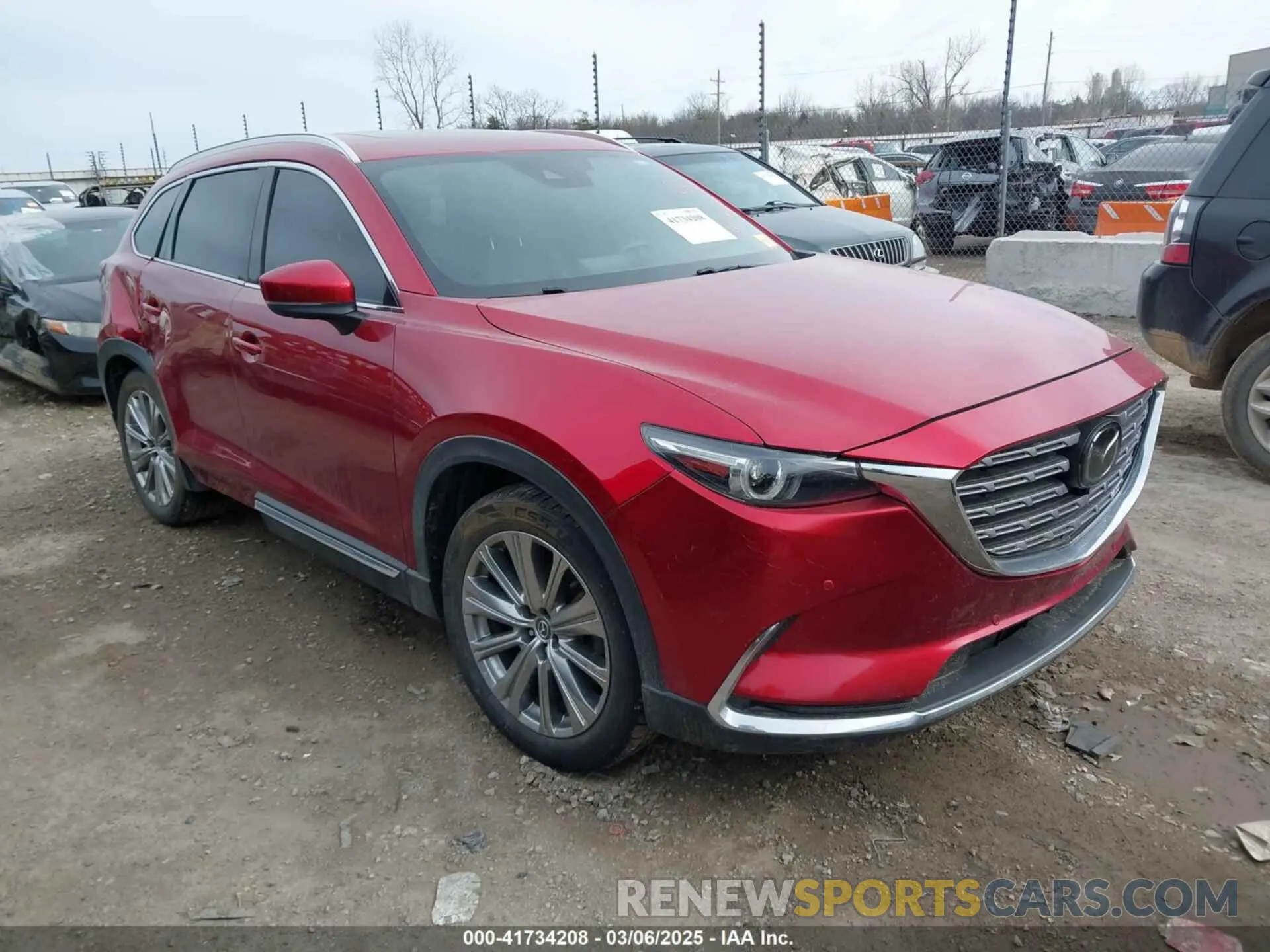 1 Photograph of a damaged car JM3TCBEY0M0502938 MAZDA CX-9 2021