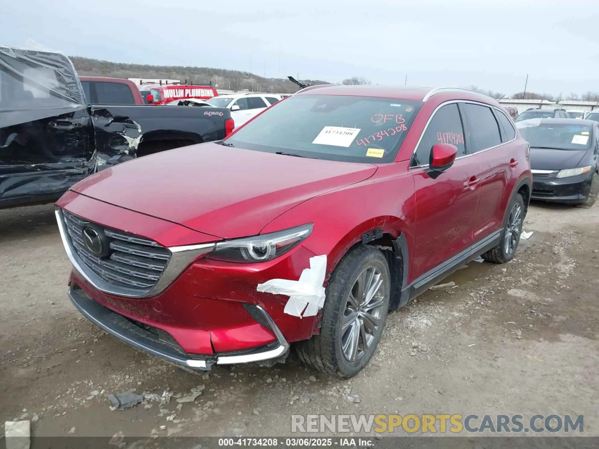 2 Photograph of a damaged car JM3TCBEY0M0502938 MAZDA CX-9 2021