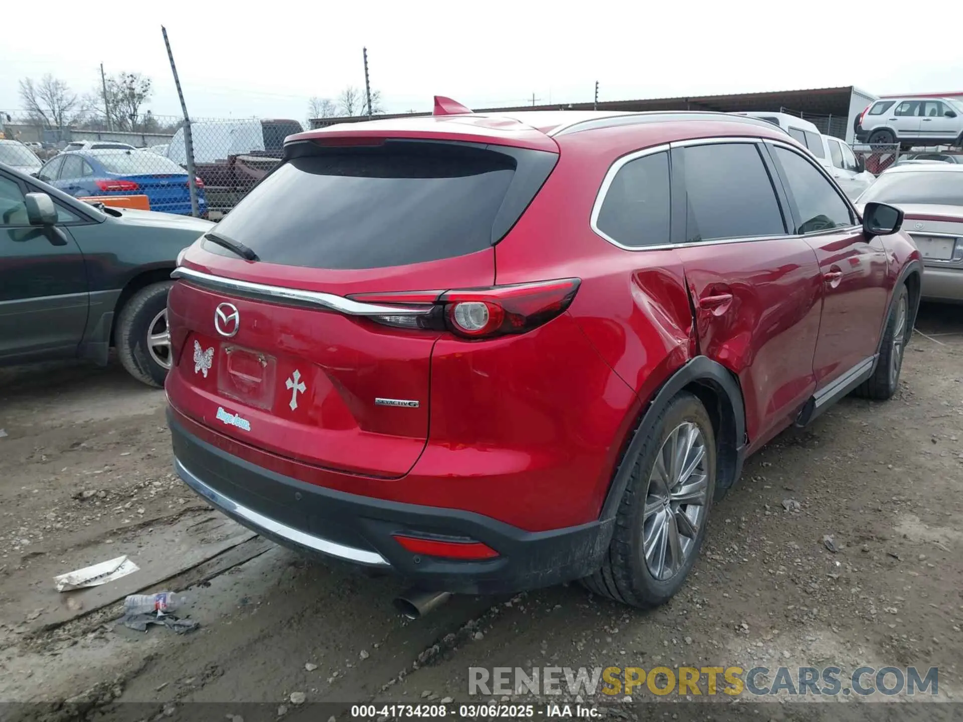 4 Photograph of a damaged car JM3TCBEY0M0502938 MAZDA CX-9 2021