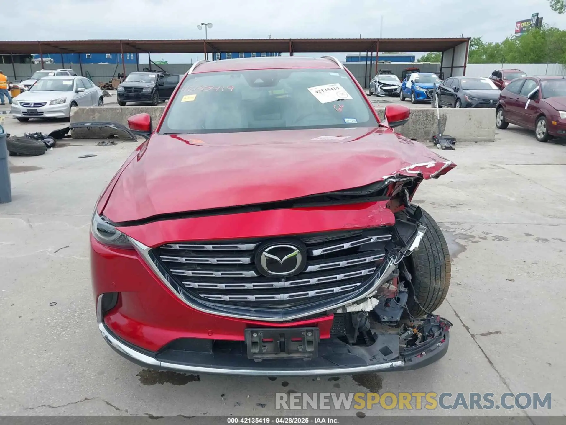 11 Photograph of a damaged car JM3TCBEY4M0502666 MAZDA CX-9 2021