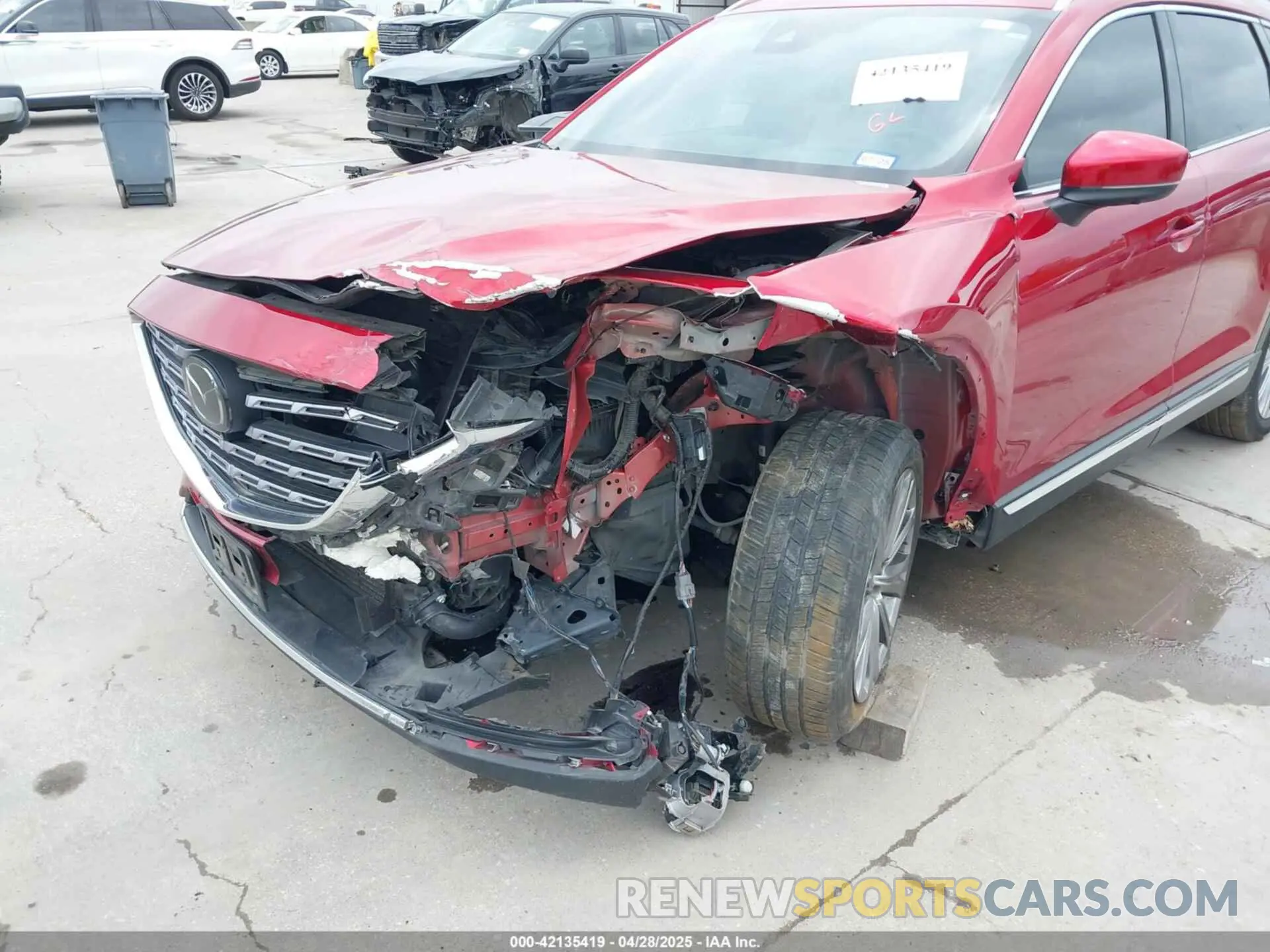 6 Photograph of a damaged car JM3TCBEY4M0502666 MAZDA CX-9 2021