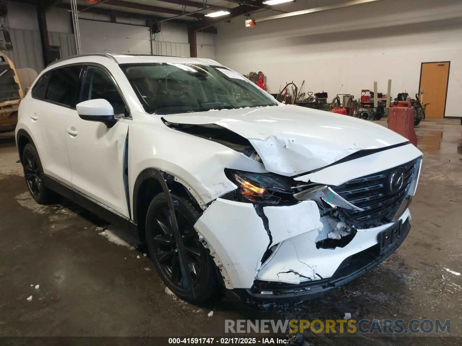 1 Photograph of a damaged car JM3TCBAY9N0624088 MAZDA CX-9 2022