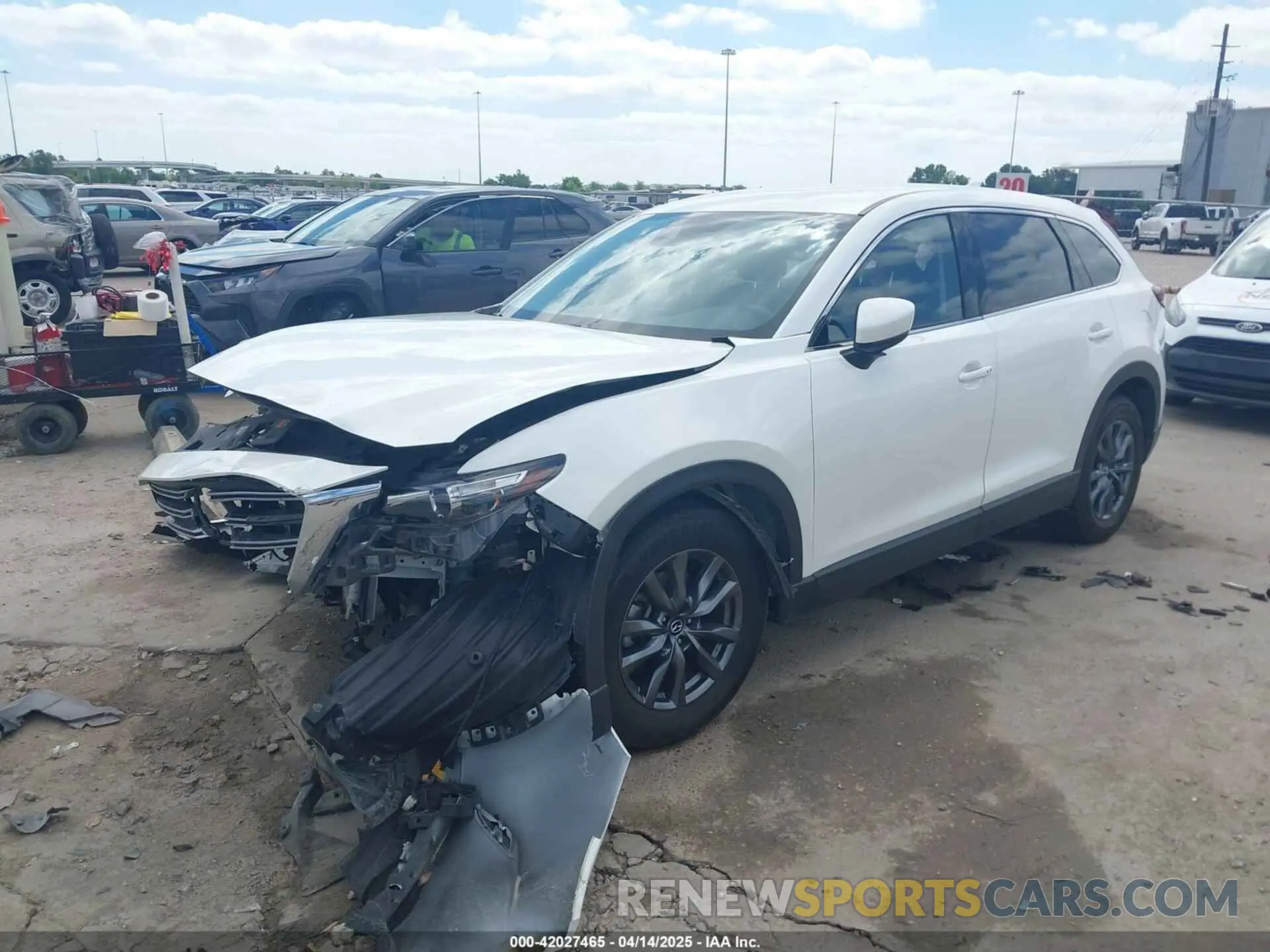 2 Photograph of a damaged car JM3TCBCY0N0608052 MAZDA CX-9 2022