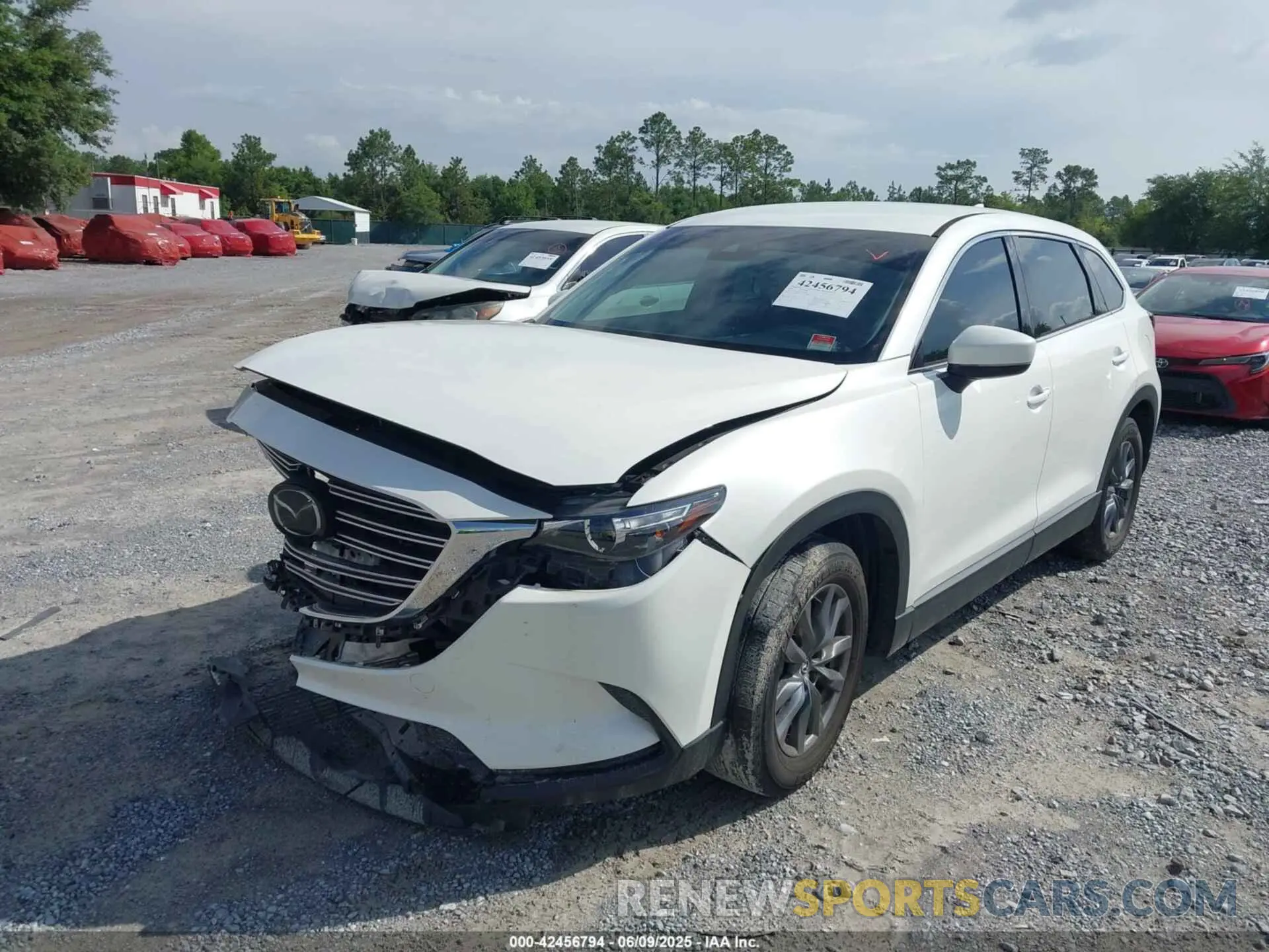 2 Photograph of a damaged car JM3TCBCY4N0604912 MAZDA CX-9 2022