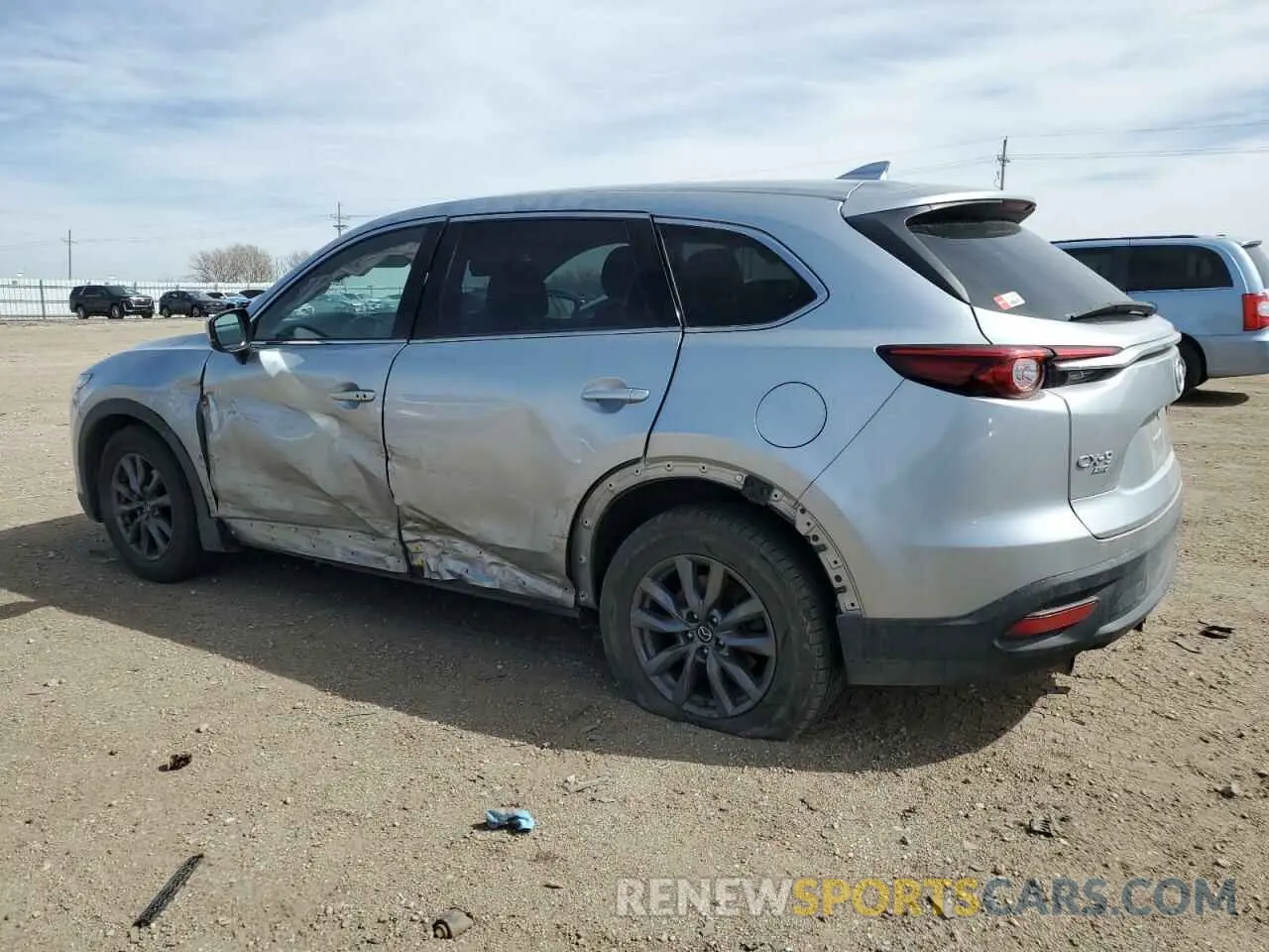 2 Photograph of a damaged car JM3TCBCY4N0605297 MAZDA CX-9 2022