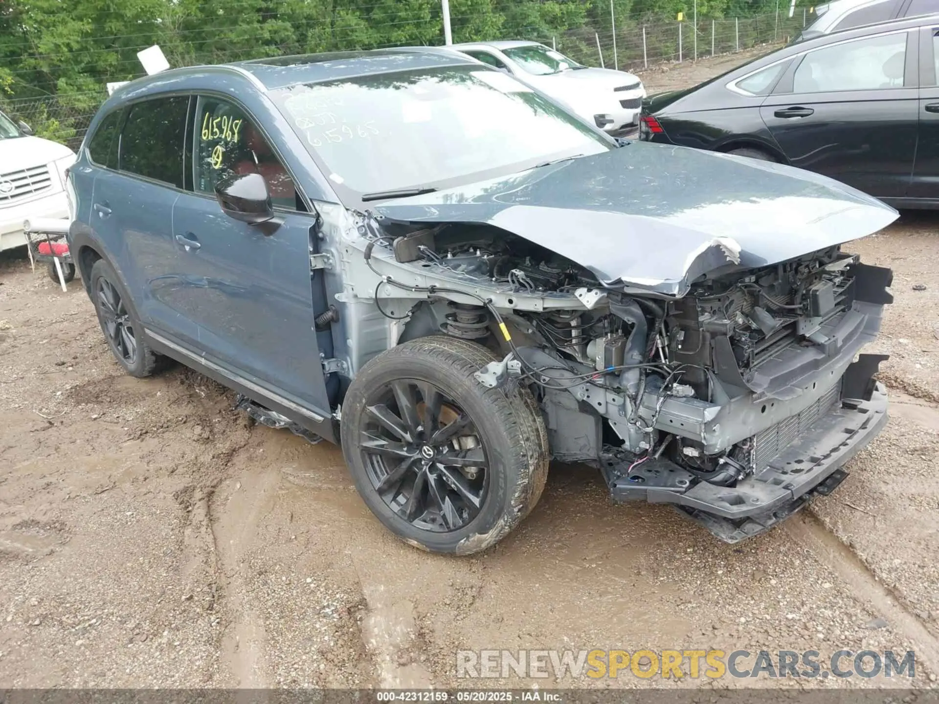 1 Photograph of a damaged car JM3TCBDY0N0615968 MAZDA CX-9 2022