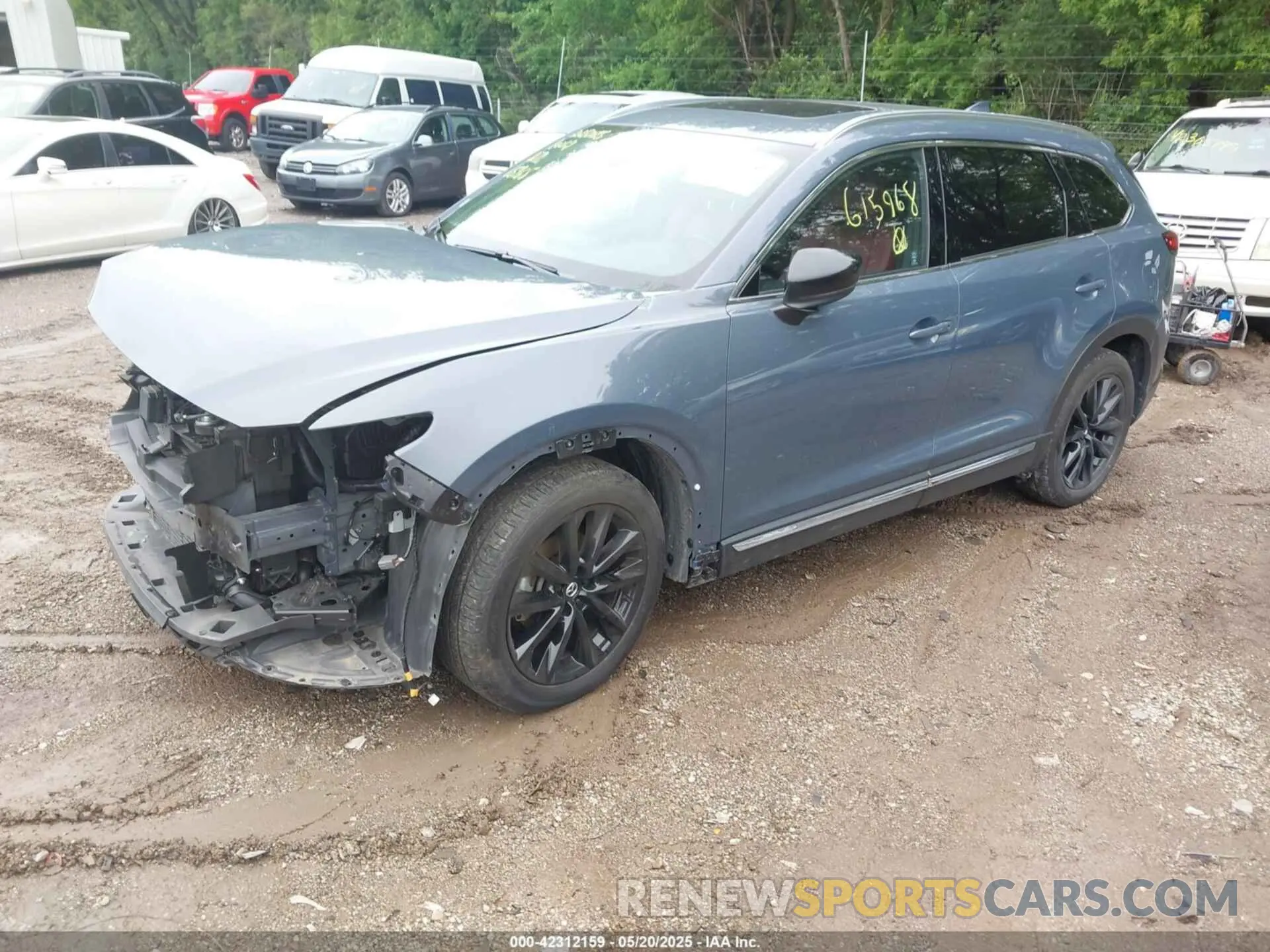 2 Photograph of a damaged car JM3TCBDY0N0615968 MAZDA CX-9 2022