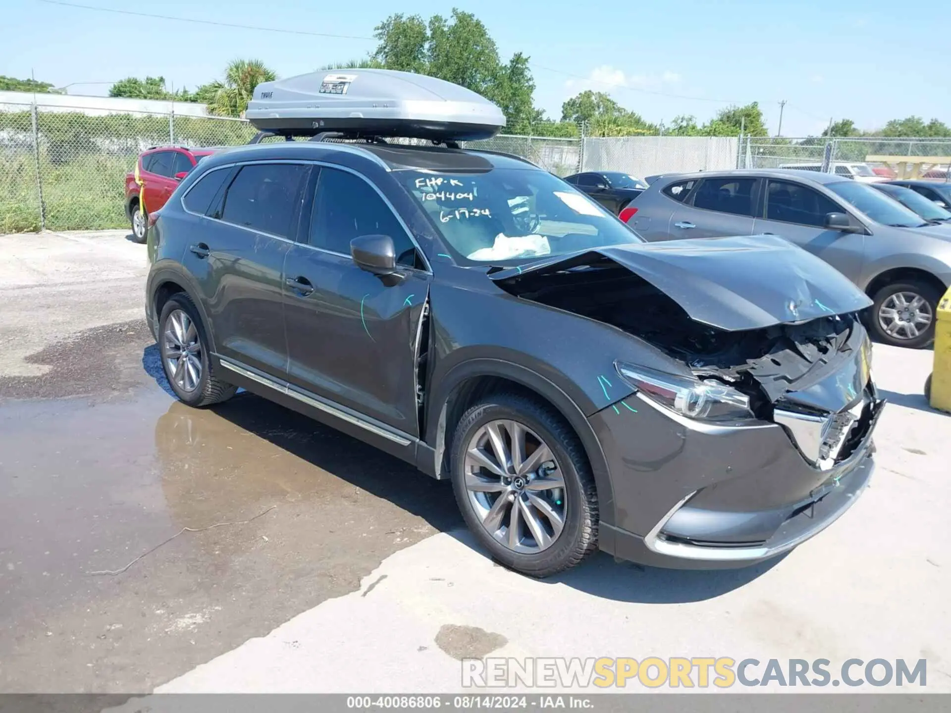 1 Photograph of a damaged car JM3TCBDY4N0618680 MAZDA CX-9 2022