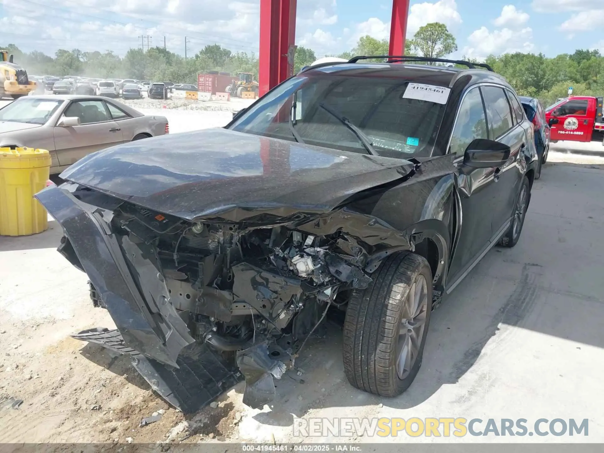 2 Photograph of a damaged car JM3TCBDYXN0610292 MAZDA CX-9 2022