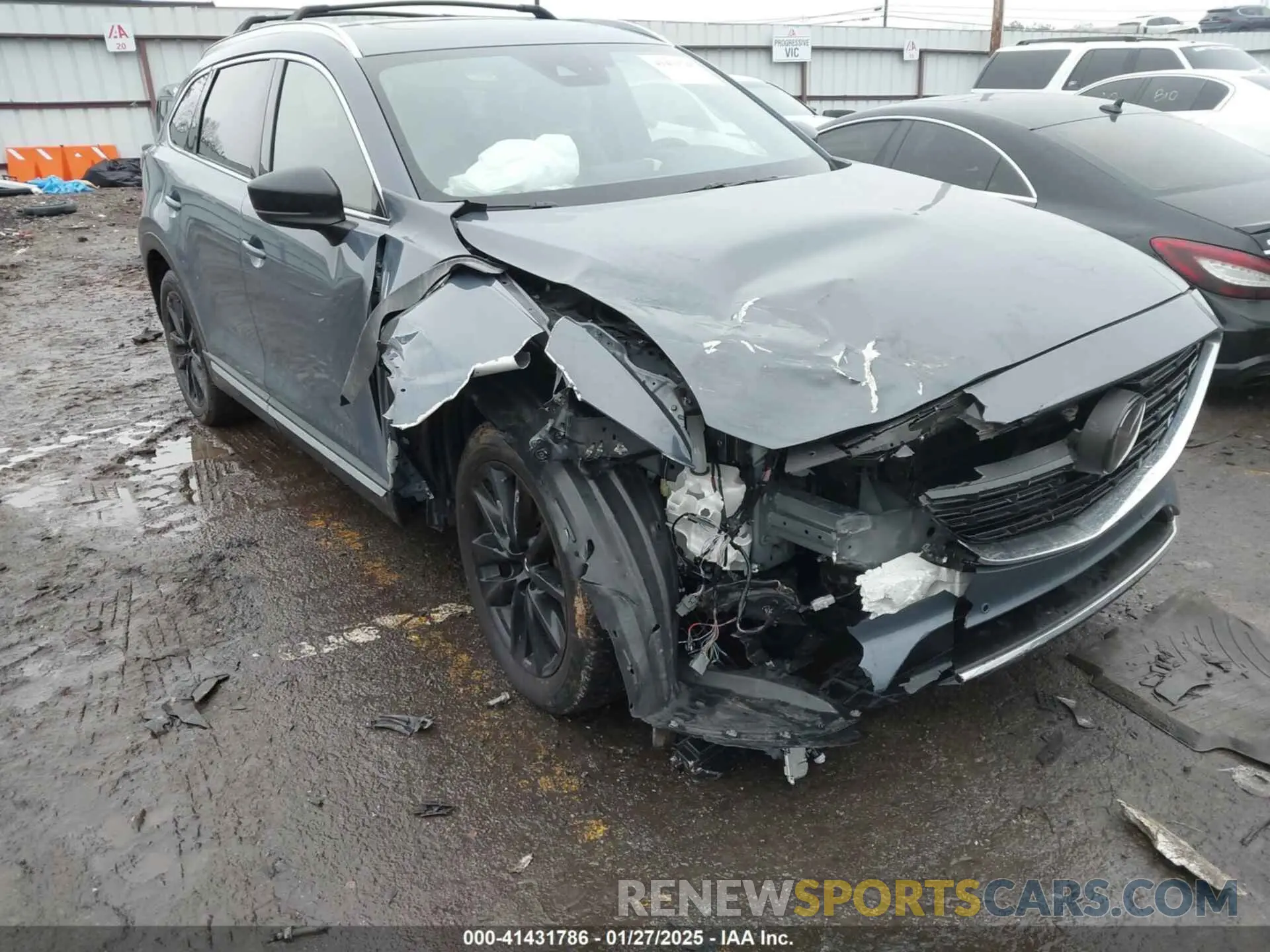 6 Photograph of a damaged car JM3TCBDYXN0628615 MAZDA CX-9 2022