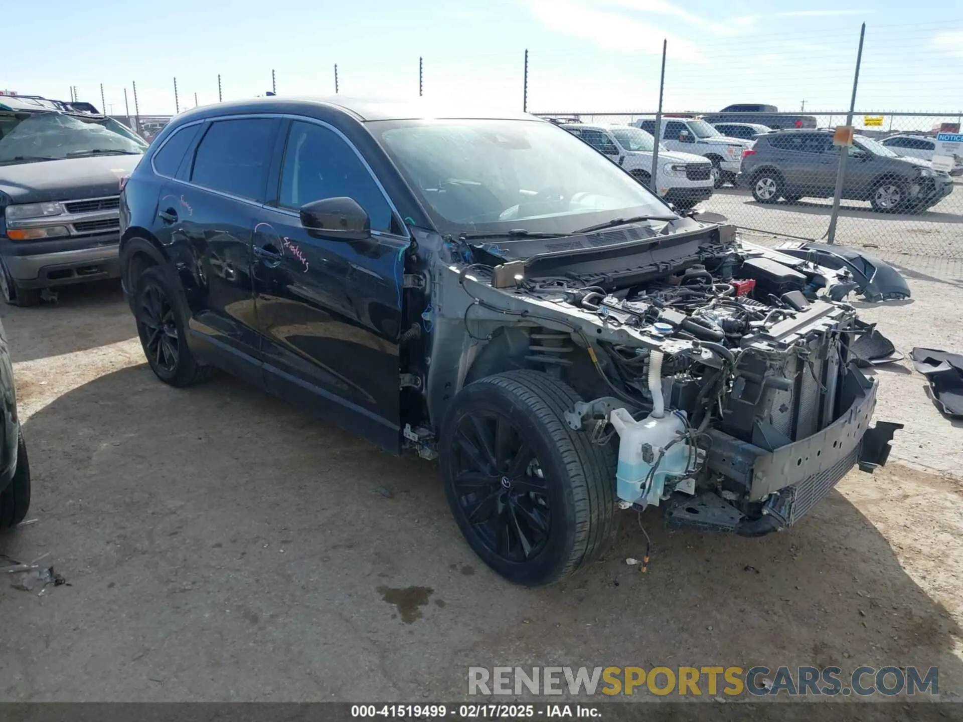 1 Photograph of a damaged car JM3TCBAY9P0649348 MAZDA CX-9 2023