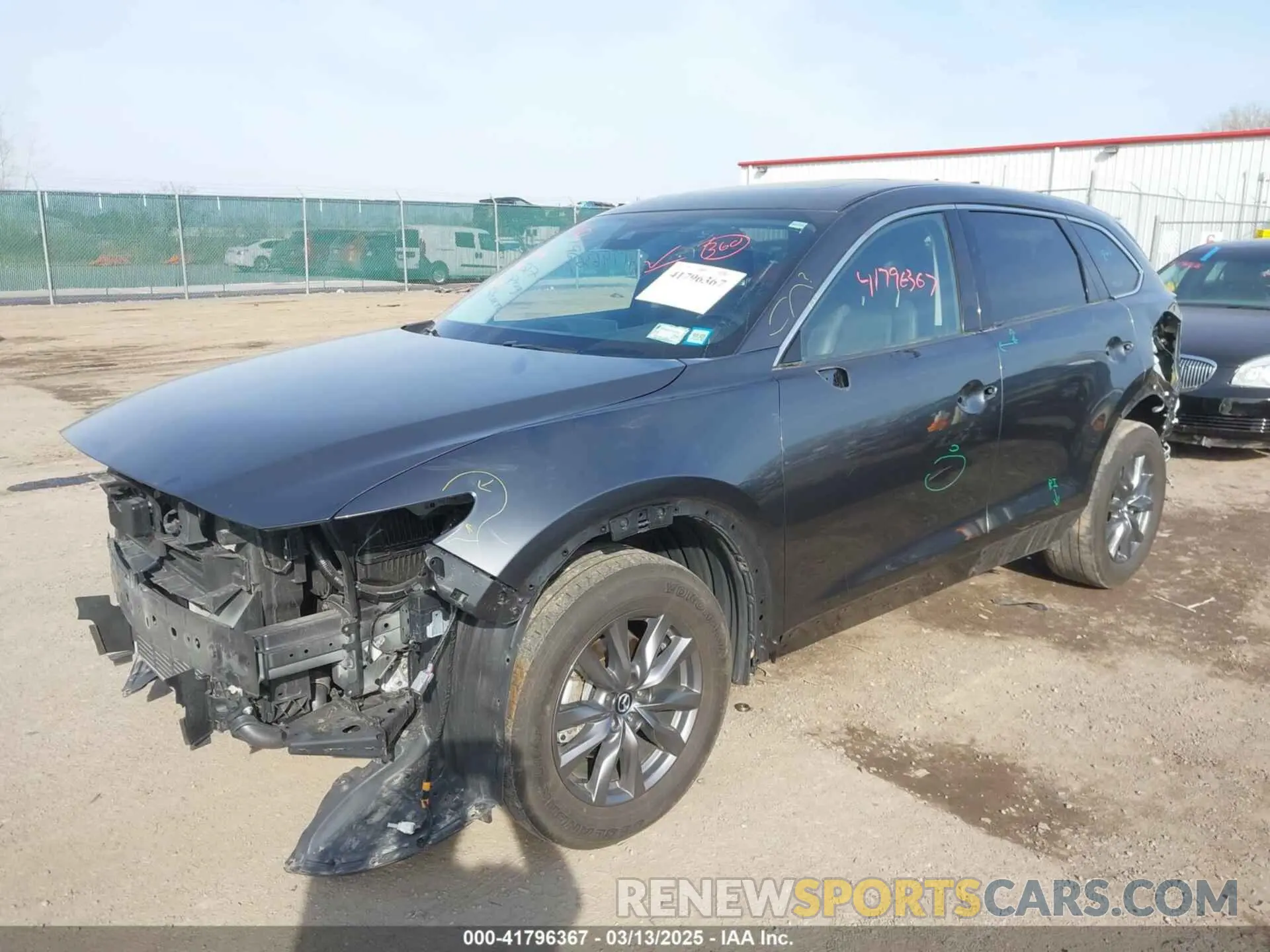 2 Photograph of a damaged car JM3TCBCY7P0653136 MAZDA CX-9 2023
