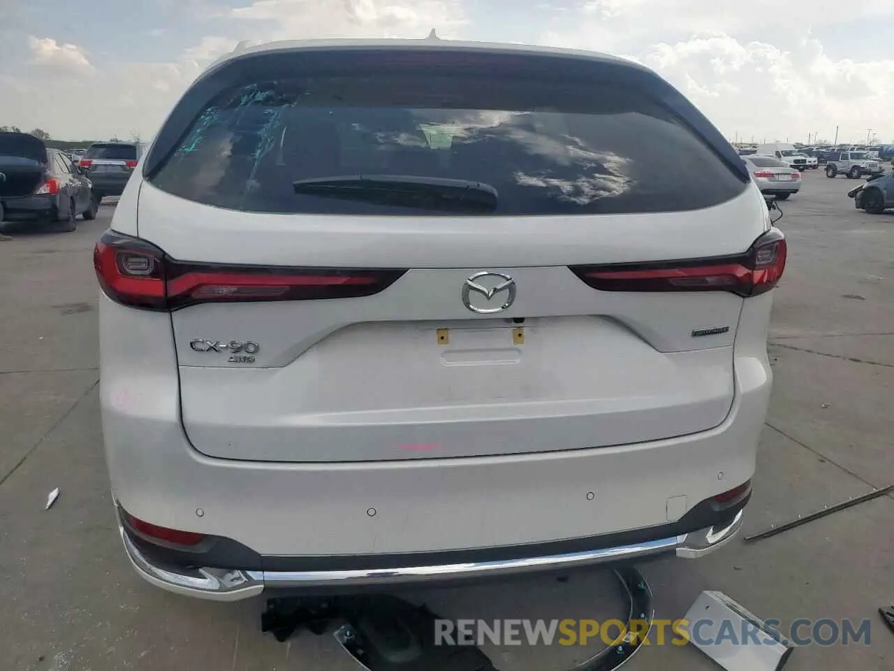 6 Фотография поврежденного автомобиля JM3KK1HC0R1170641 MAZDA CX-90 2024