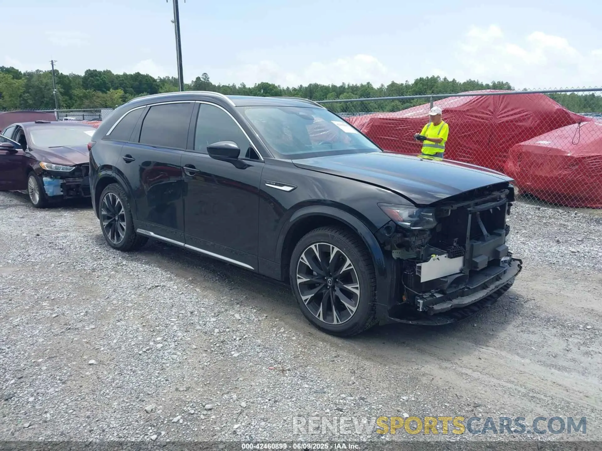 1 Фотография поврежденного автомобиля JM3KK1HC5R1147677 MAZDA CX-90 2024