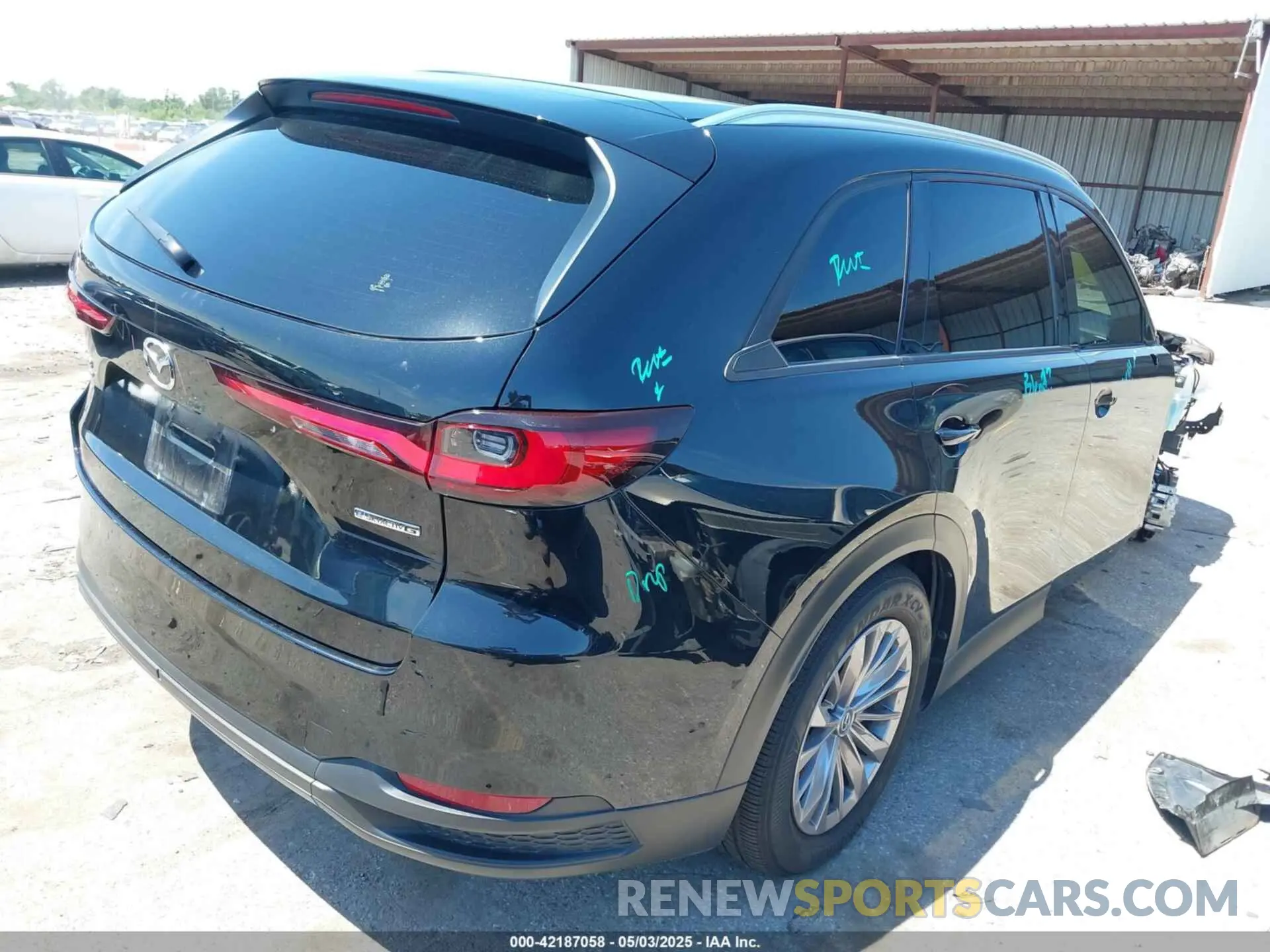4 Фотография поврежденного автомобиля JM3KKBHD8R1170417 MAZDA CX-90 2024