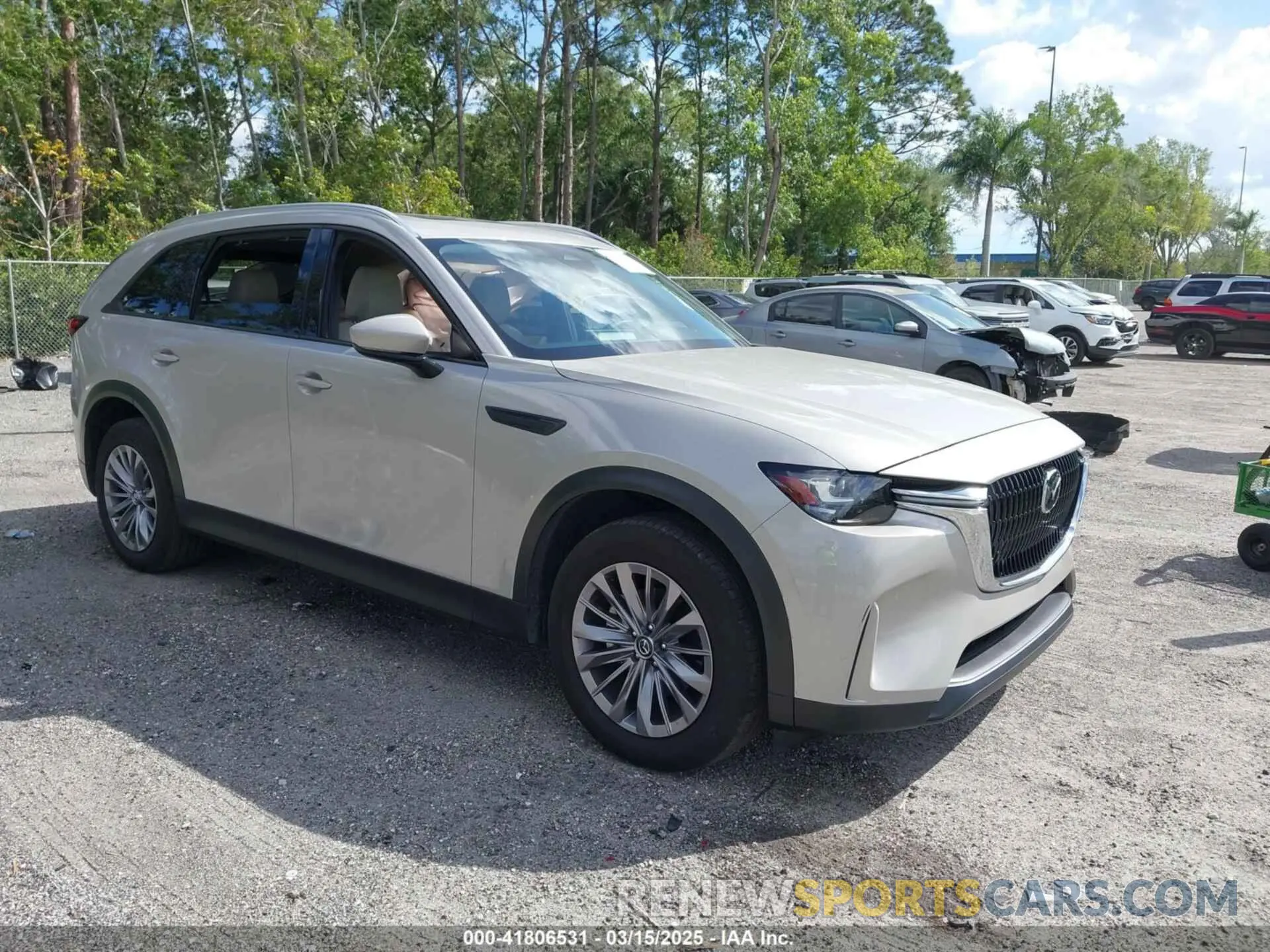 1 Photograph of a damaged car JM3KKBHD9R1186934 MAZDA CX-90 2024