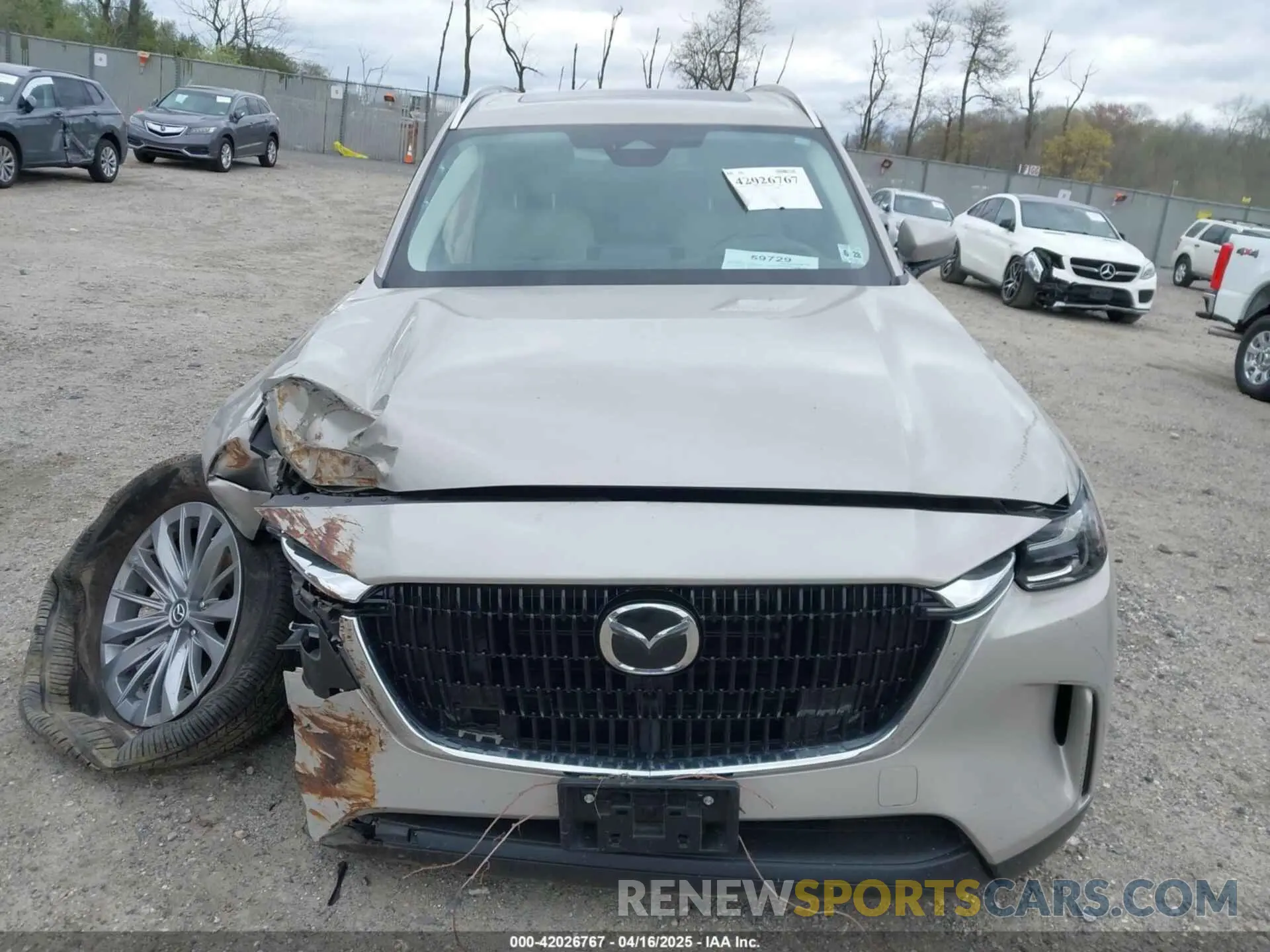 12 Фотография поврежденного автомобиля JM3KKCHD0R1105454 MAZDA CX-90 2024
