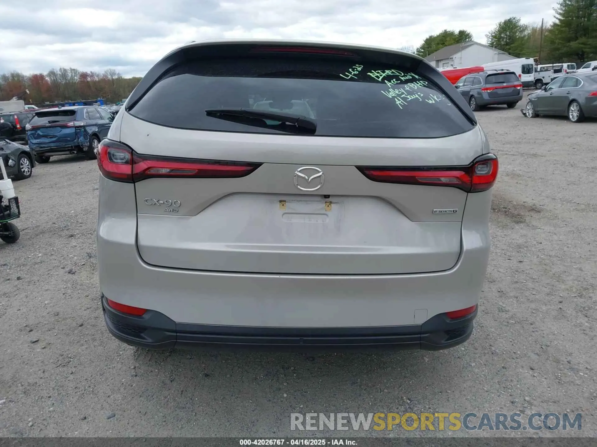 16 Фотография поврежденного автомобиля JM3KKCHD0R1105454 MAZDA CX-90 2024