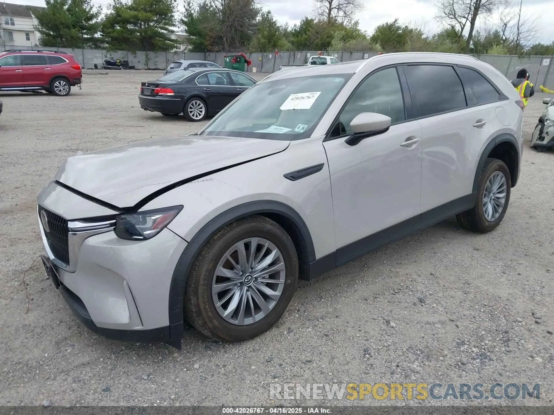 2 Фотография поврежденного автомобиля JM3KKCHD0R1105454 MAZDA CX-90 2024