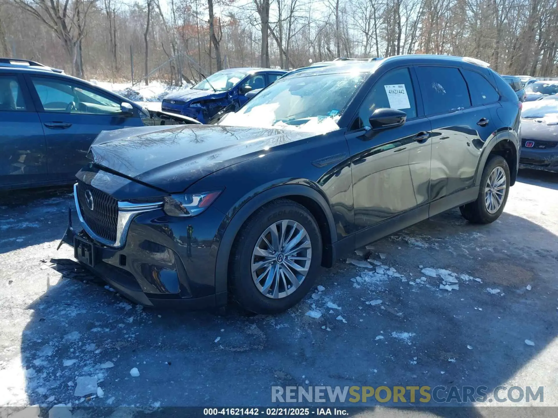 2 Photograph of a damaged car JM3KKCHD7R1166459 MAZDA CX-90 2024