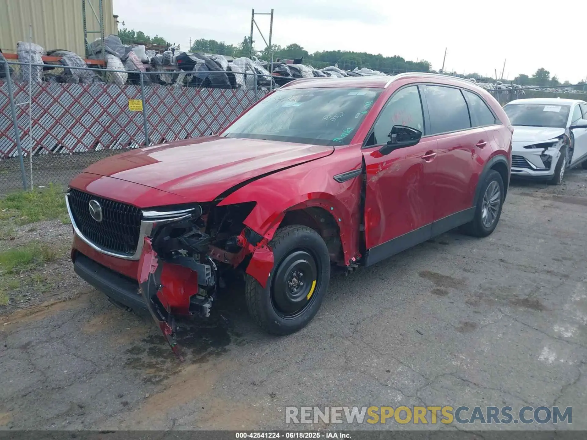 2 Photograph of a damaged car JM3KKCHD9R1148111 MAZDA CX-90 2024