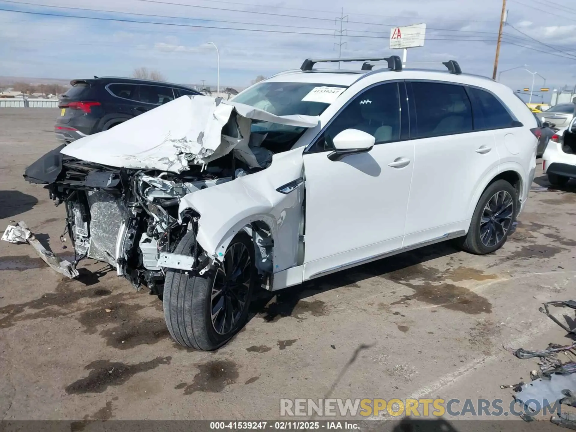 2 Photograph of a damaged car JM3KKDHC2R1122995 MAZDA CX-90 2024