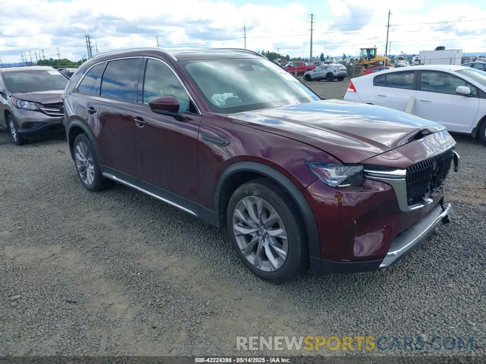 1 Photograph of a damaged car JM3KKDHD0R1108232 MAZDA CX-90 2024