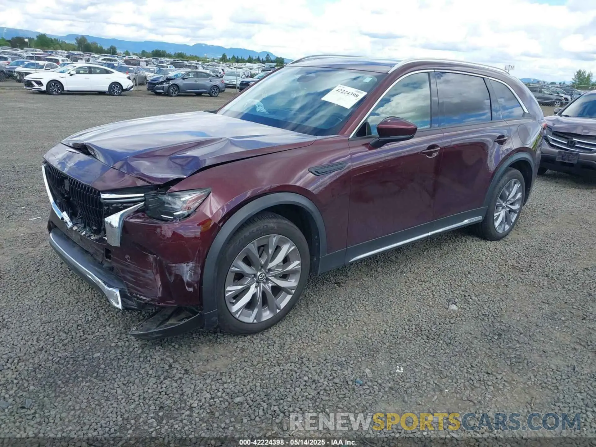 2 Photograph of a damaged car JM3KKDHD0R1108232 MAZDA CX-90 2024