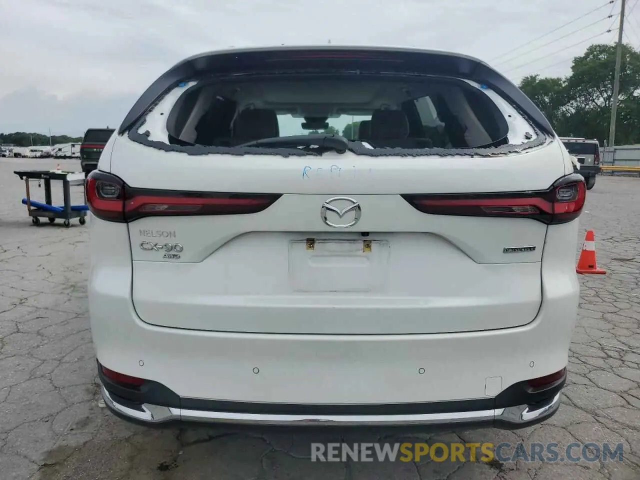 6 Photograph of a damaged car JM3KKDHD3R1129365 MAZDA CX-90 2024