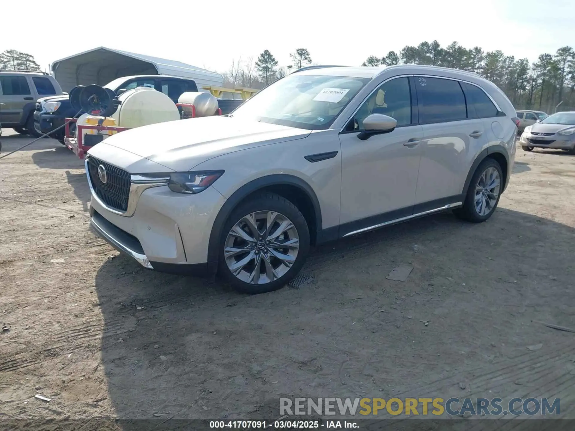 2 Фотография поврежденного автомобиля JM3KKDHD4R1163122 MAZDA CX-90 2024