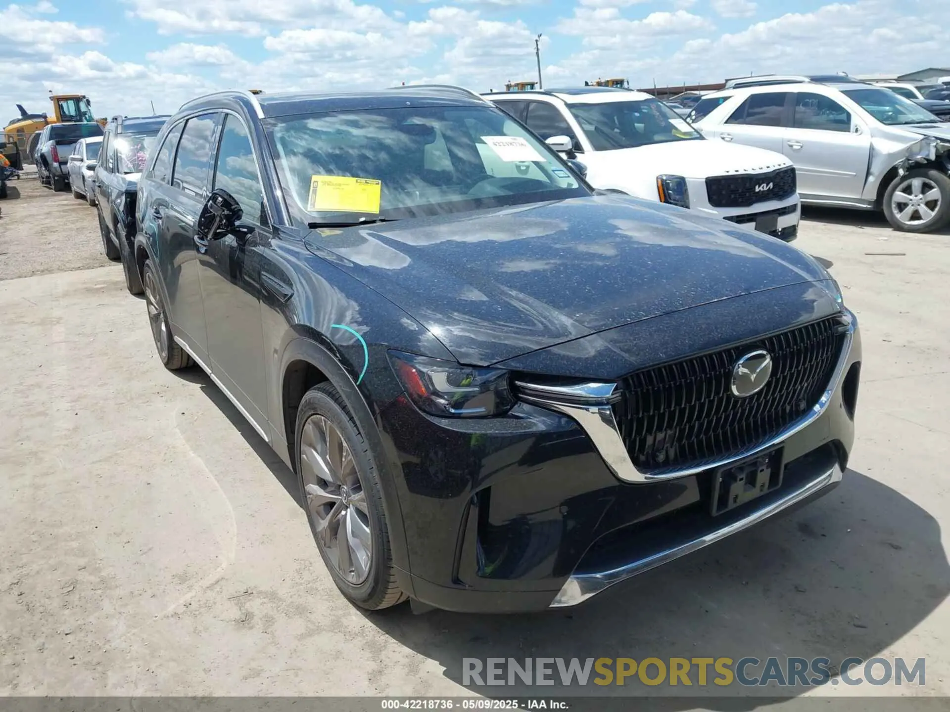 1 Фотография поврежденного автомобиля JM3KKDHD7R1121317 MAZDA CX-90 2024