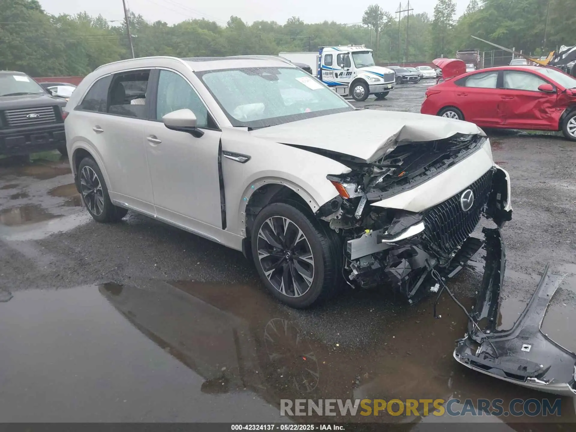 1 Photograph of a damaged car JM3KKEHC3R1141352 MAZDA CX-90 2024