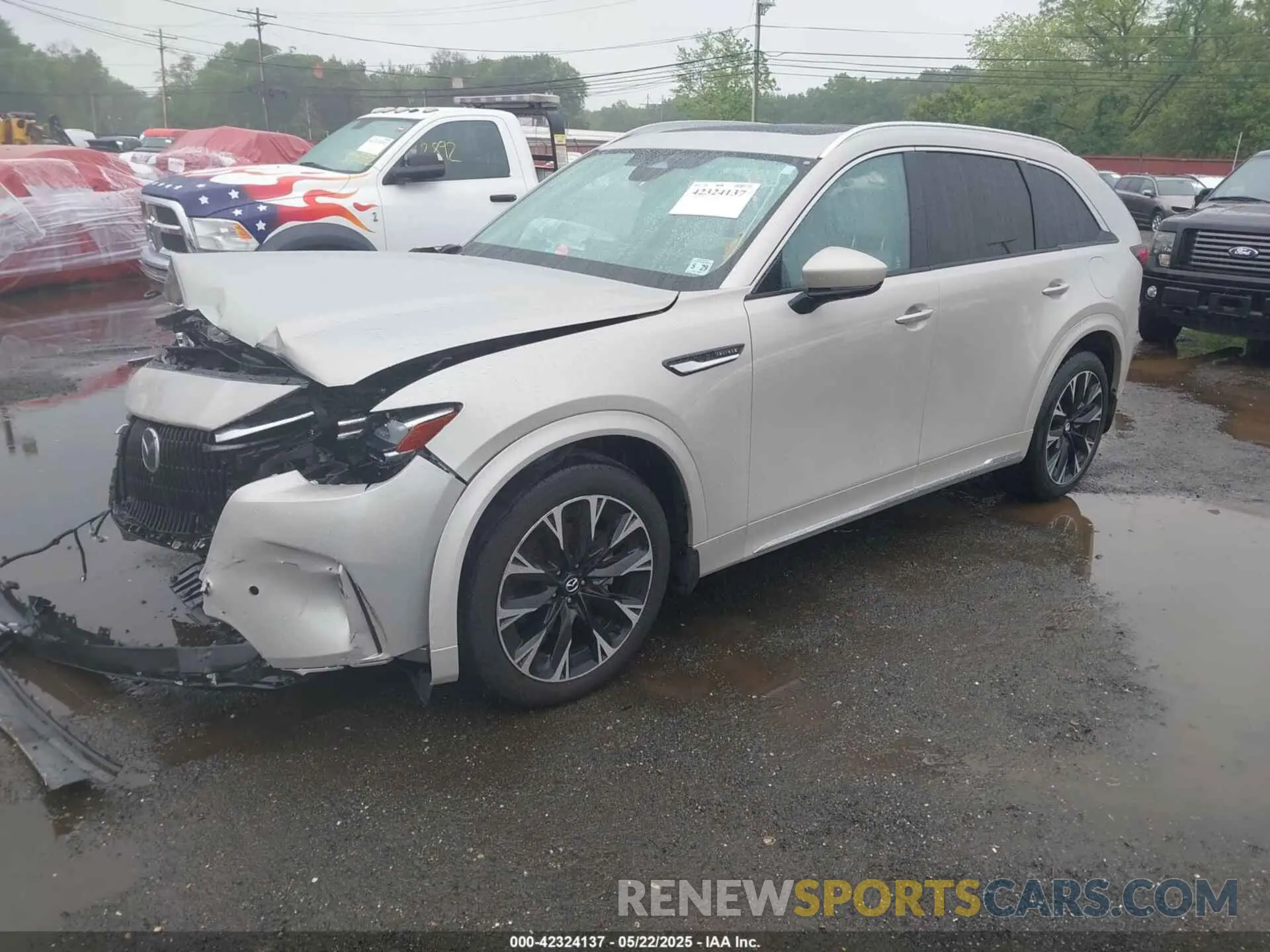 2 Photograph of a damaged car JM3KKEHC3R1141352 MAZDA CX-90 2024