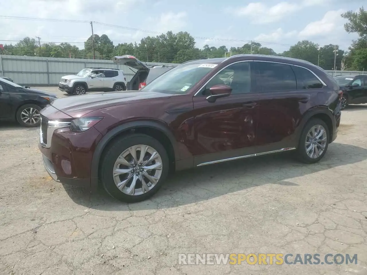1 Photograph of a damaged car JM3KKEHD6R1100528 MAZDA CX-90 2024