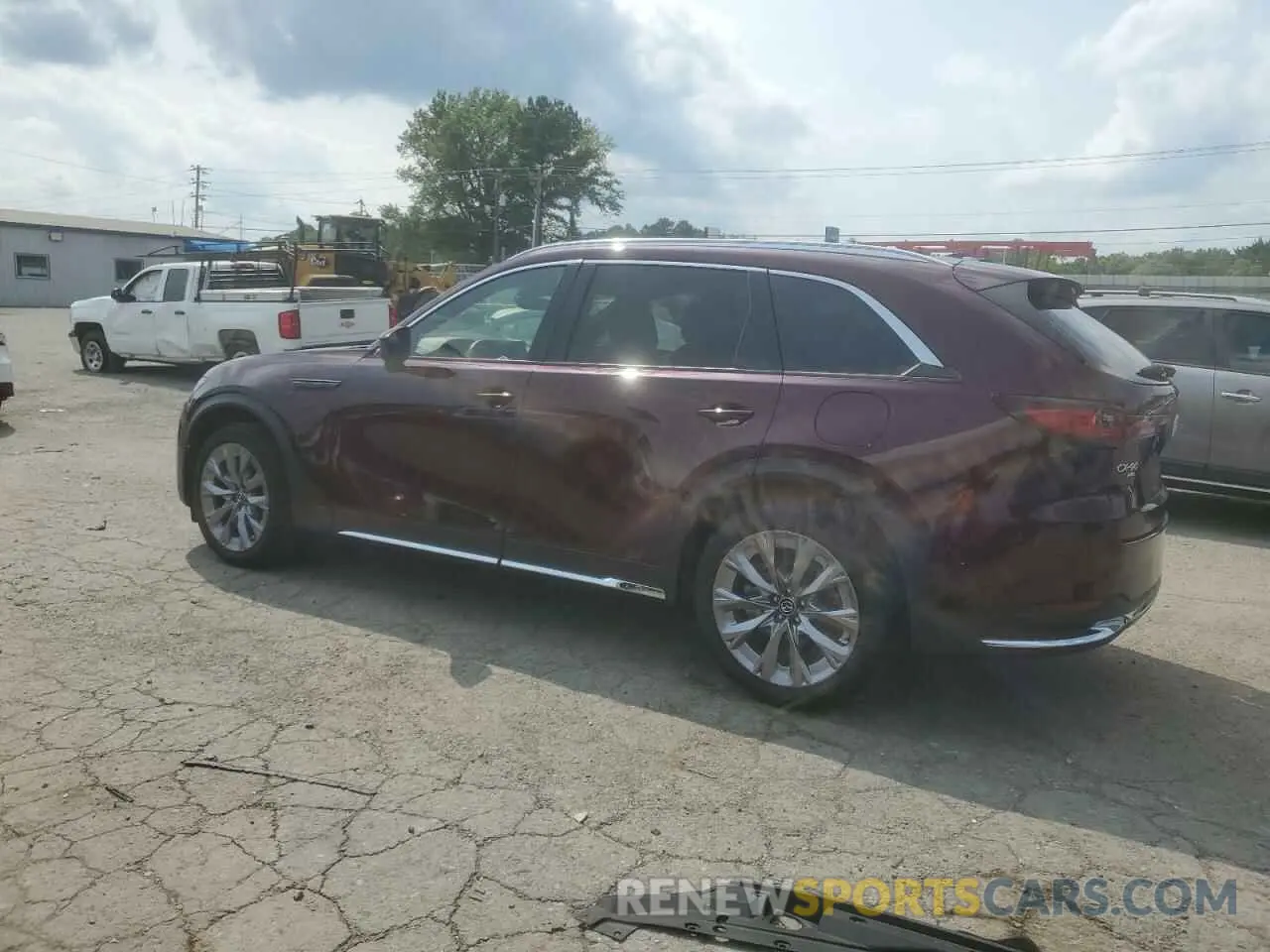 2 Photograph of a damaged car JM3KKEHD6R1100528 MAZDA CX-90 2024